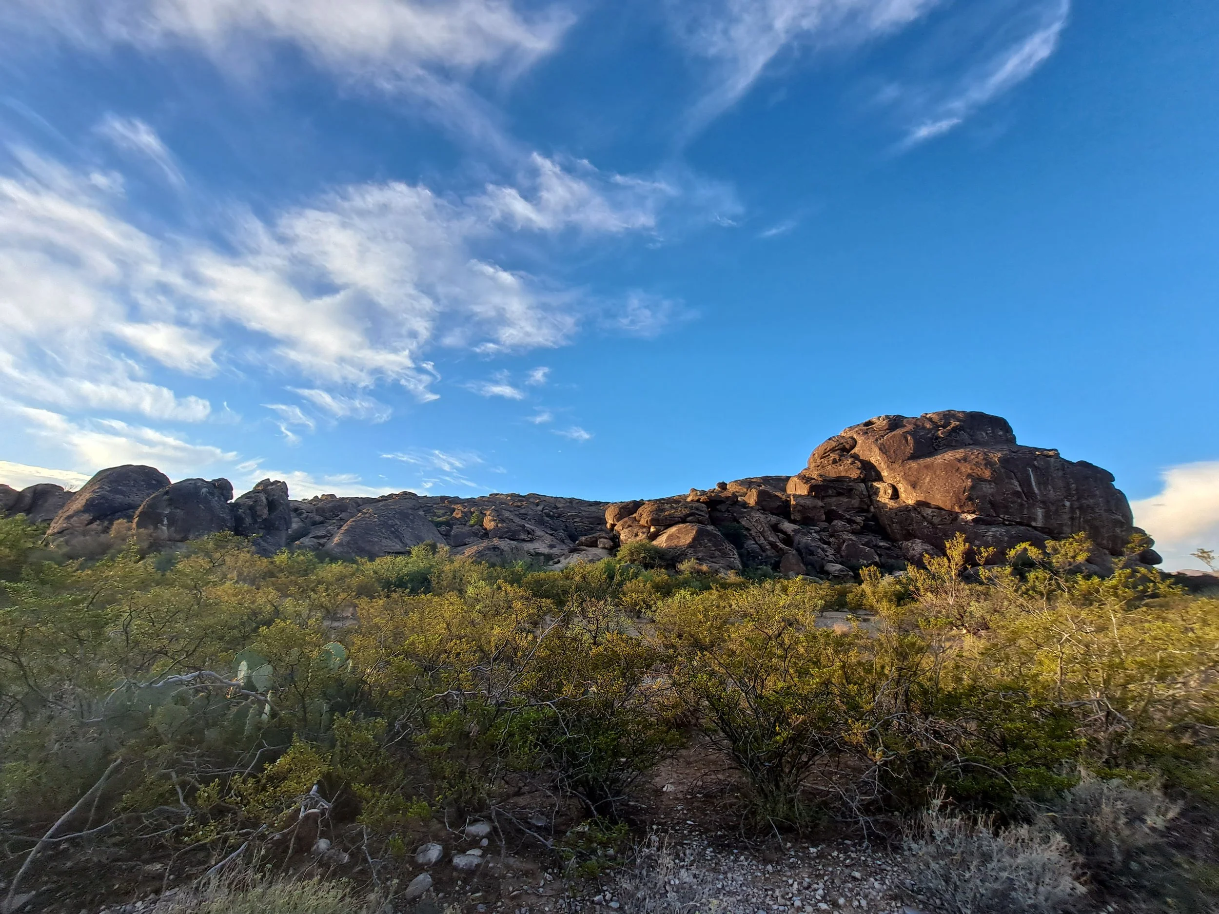 Early morning walk at Hueco Tanks (September 2023)