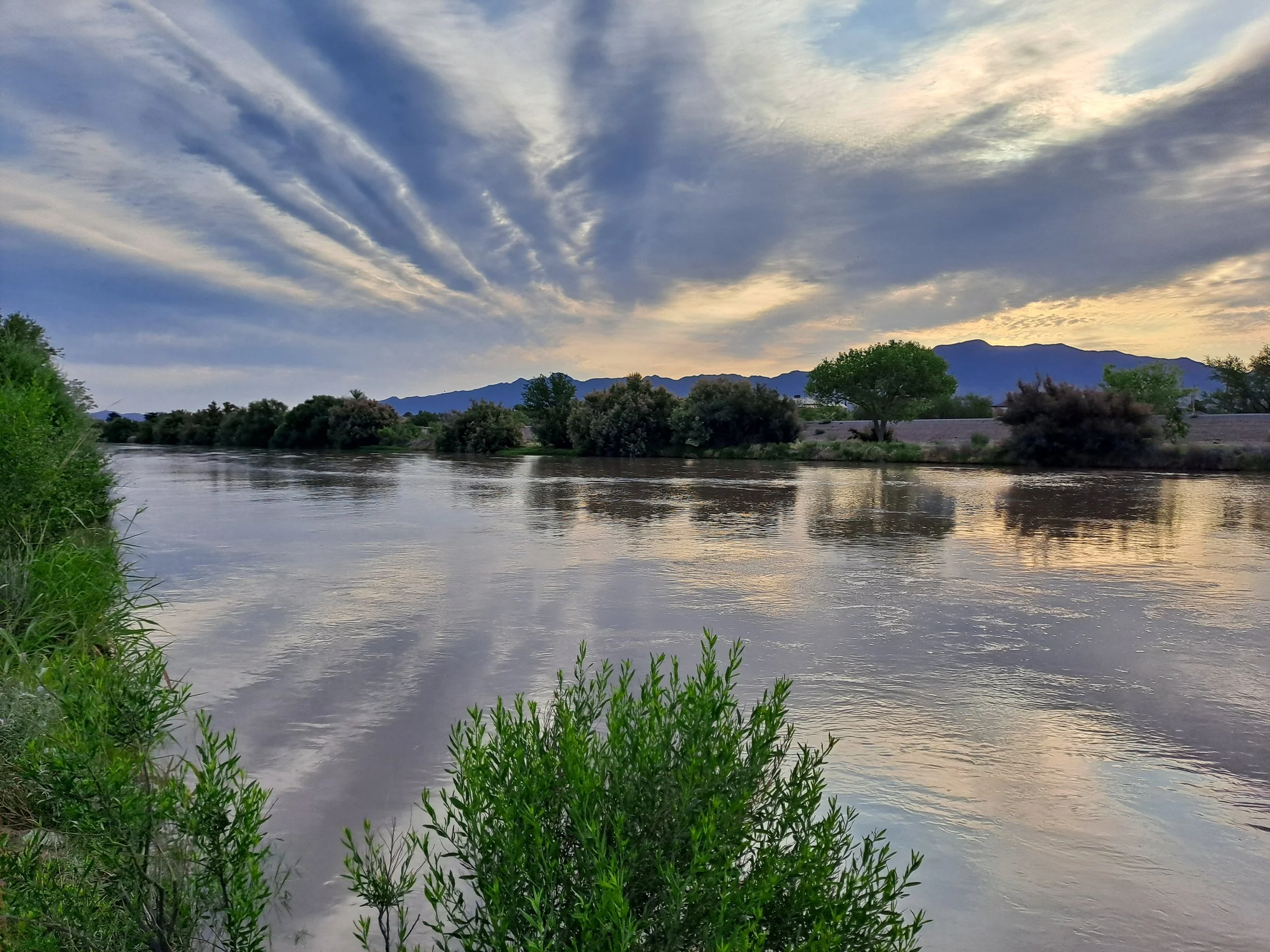 Early morning Rio Grande view - El Paso, TX (June 2023)