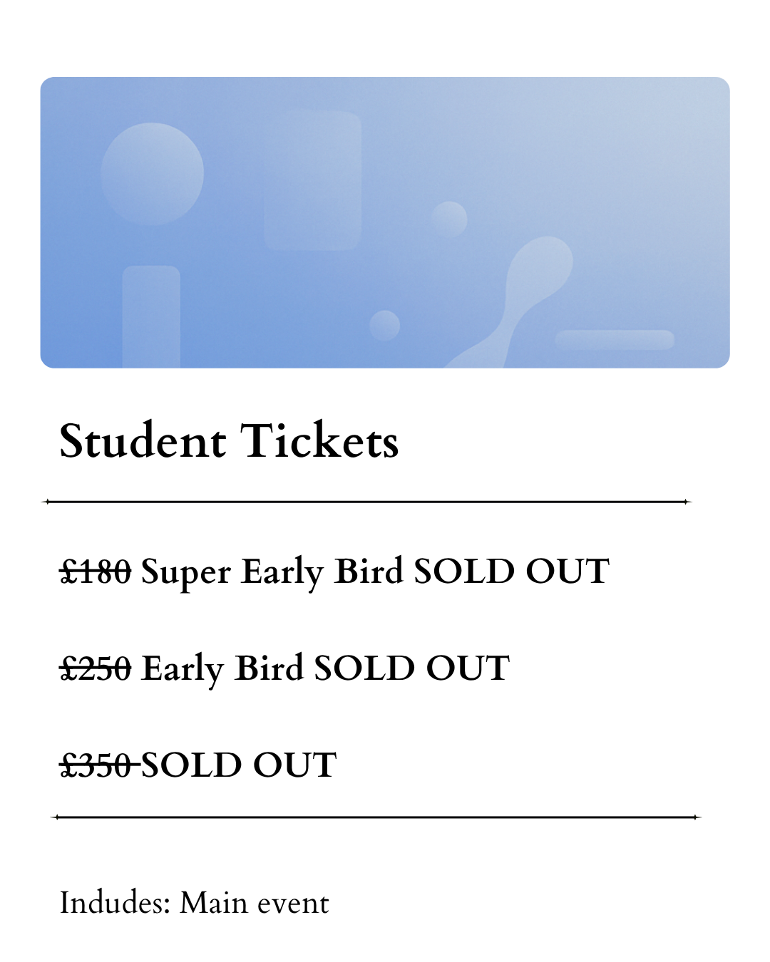 neuroMONSTER Student Tickets SOLD OUT