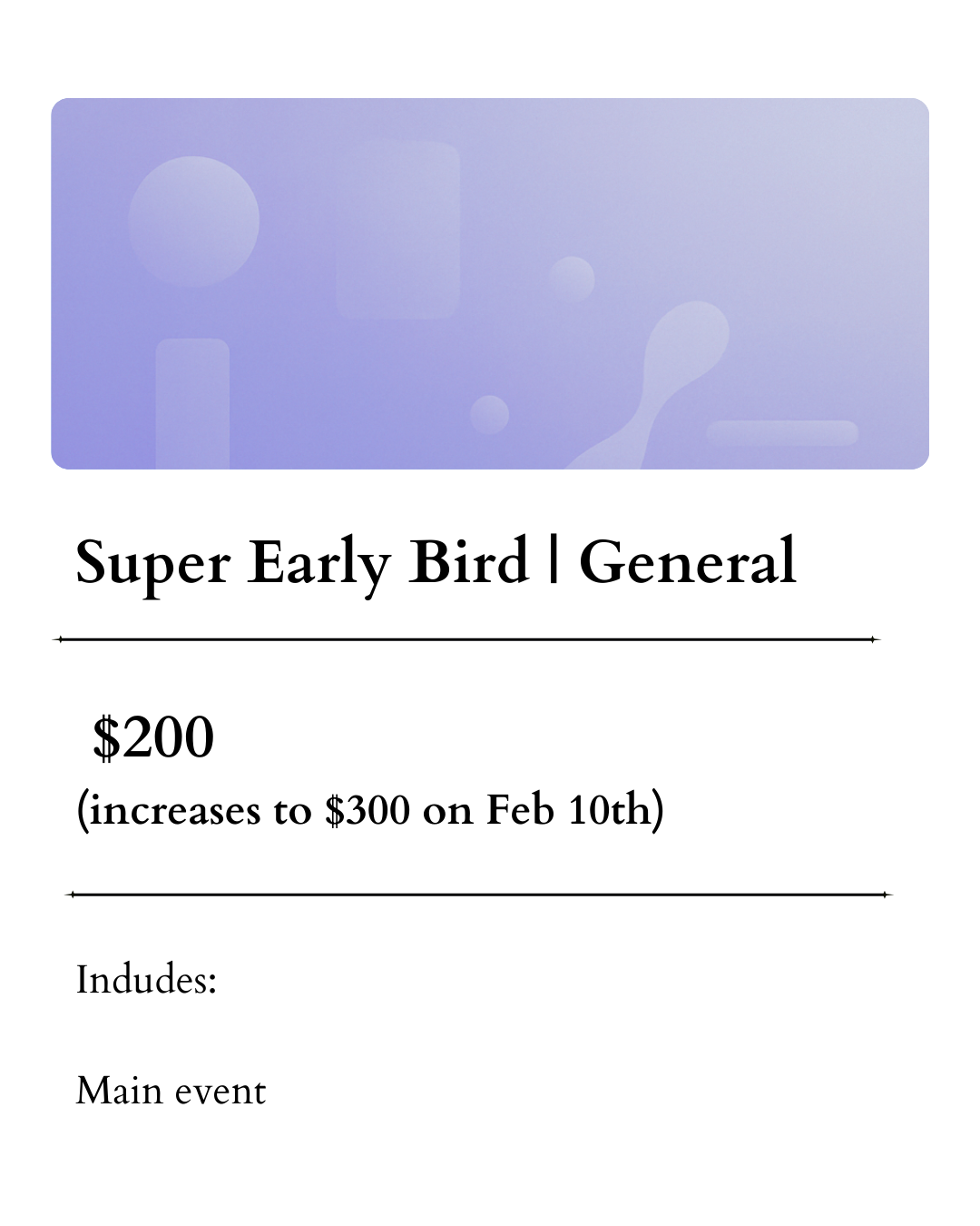 Super Early Bird General Tickets neuromonster