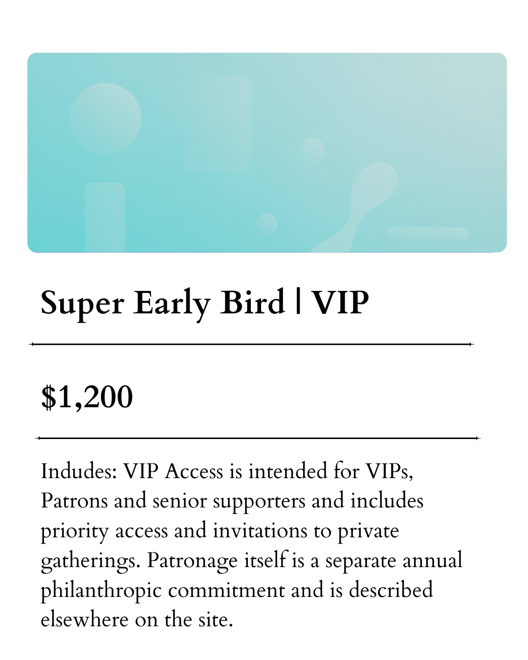 Super Early Bird VIP Ticket neuromonster