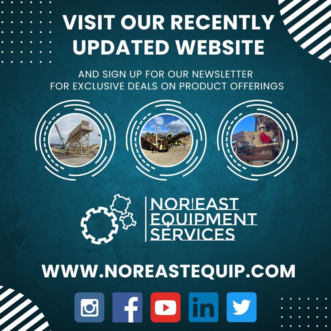 Looking for top-quality equipment or parts for your next project? Look no further than Nor'East Equipment Services! Visit our website and don't miss out on the tools you need to get the job done right! #heavyequipment #construction #quarry #aggregate