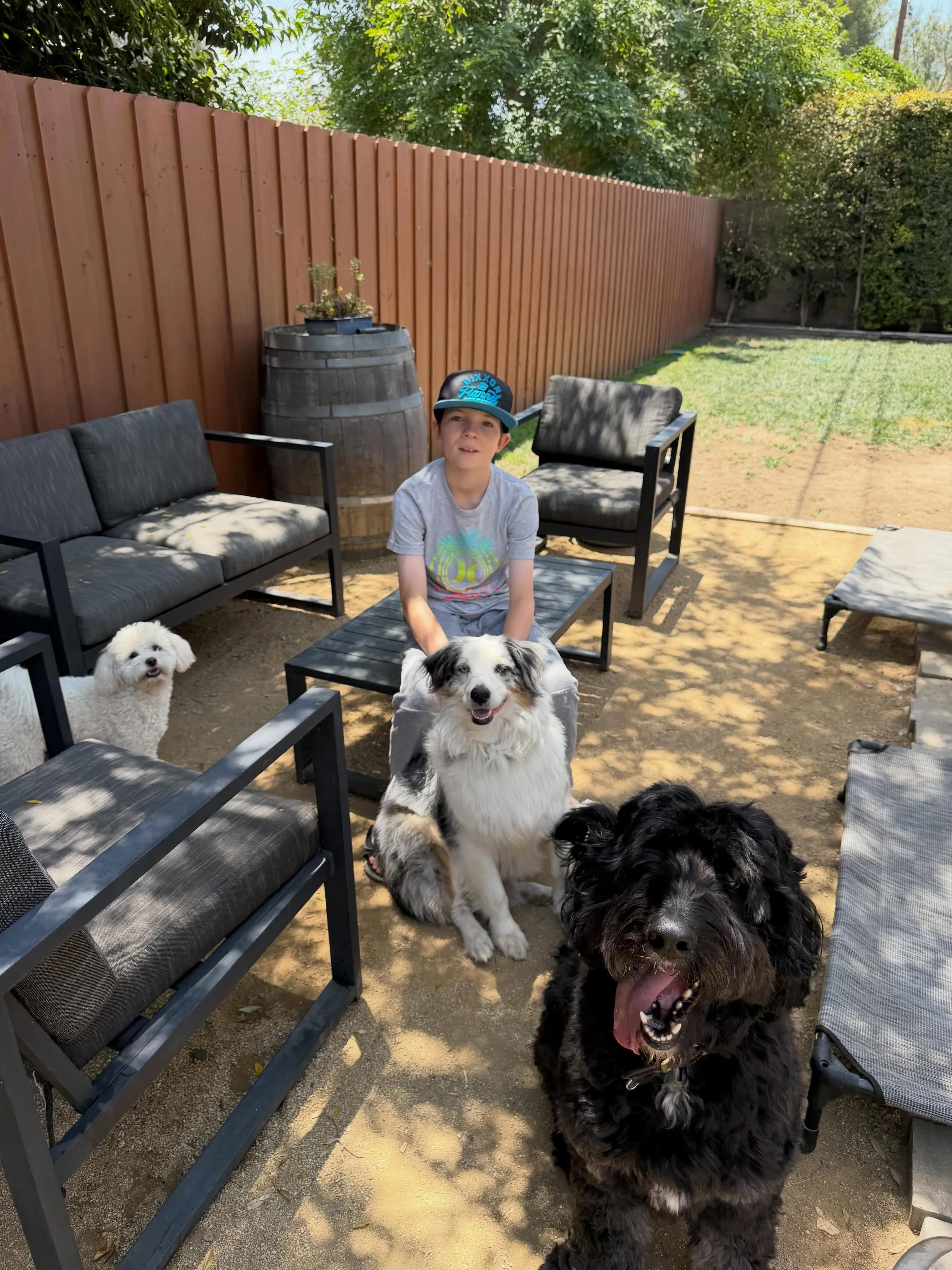 Jaxon is back in town and visiting for the summer from Arizona. The dogs are lucky to have him back and so am I 🥰