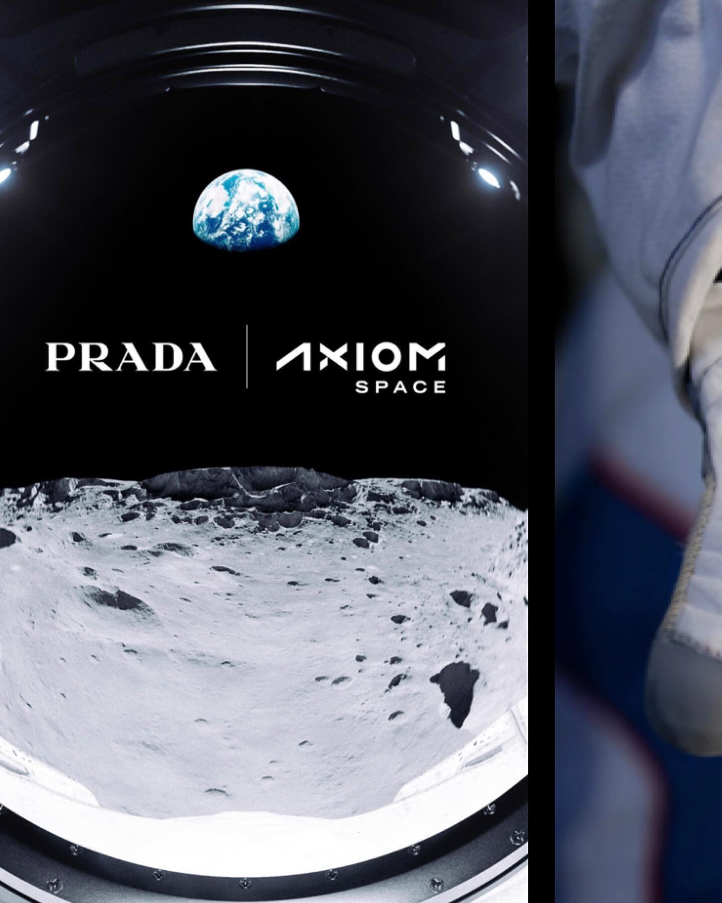 Italian luxury fashion brand @prada recently announced its partnership with @axiom.space to design spacesuits for the upcoming Artemis III mission to the moon in 2025. The mission will be the first to place a woman on the moon 🚀🌕👩&zwj;🚀
#space #f