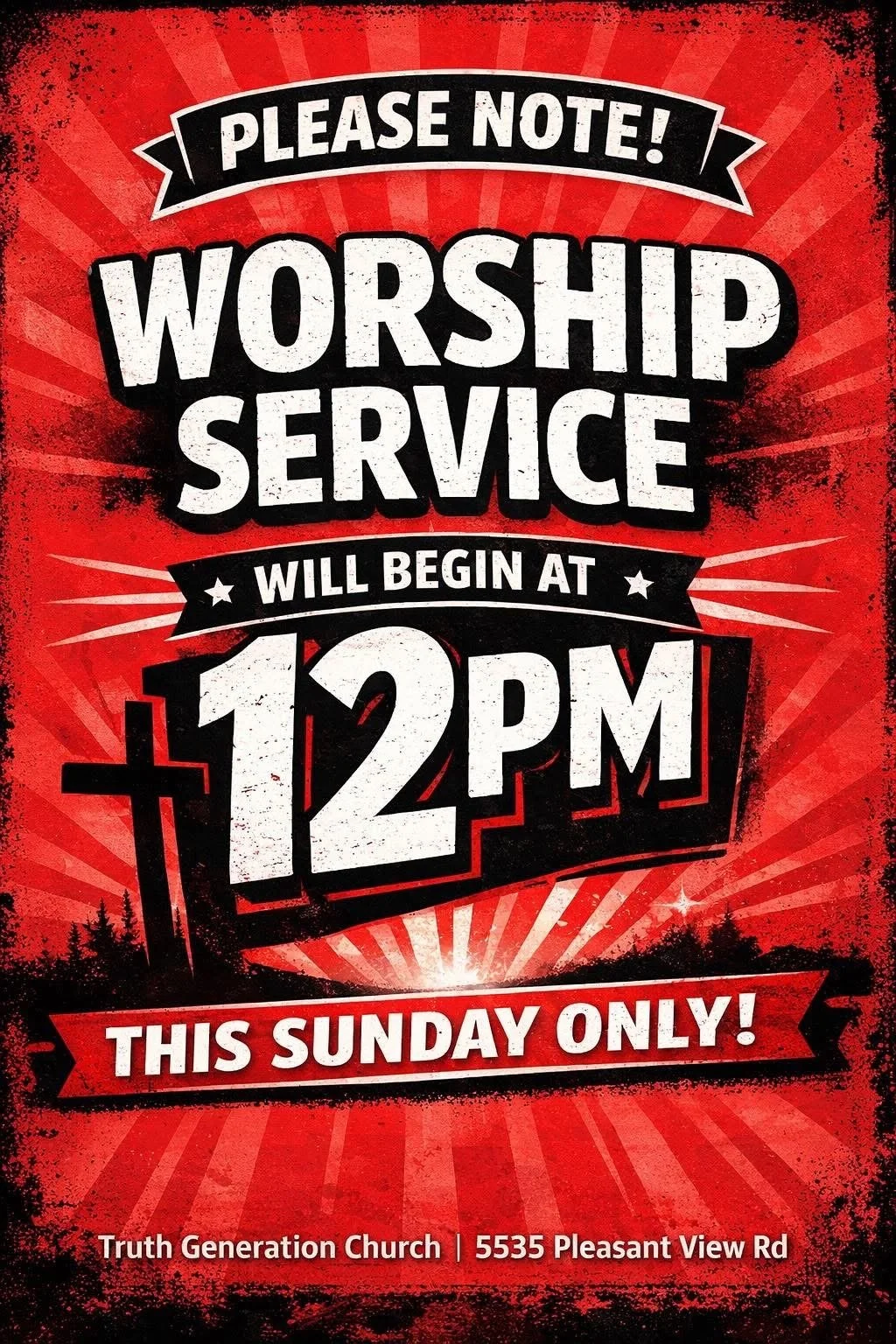 Noon Worship Service