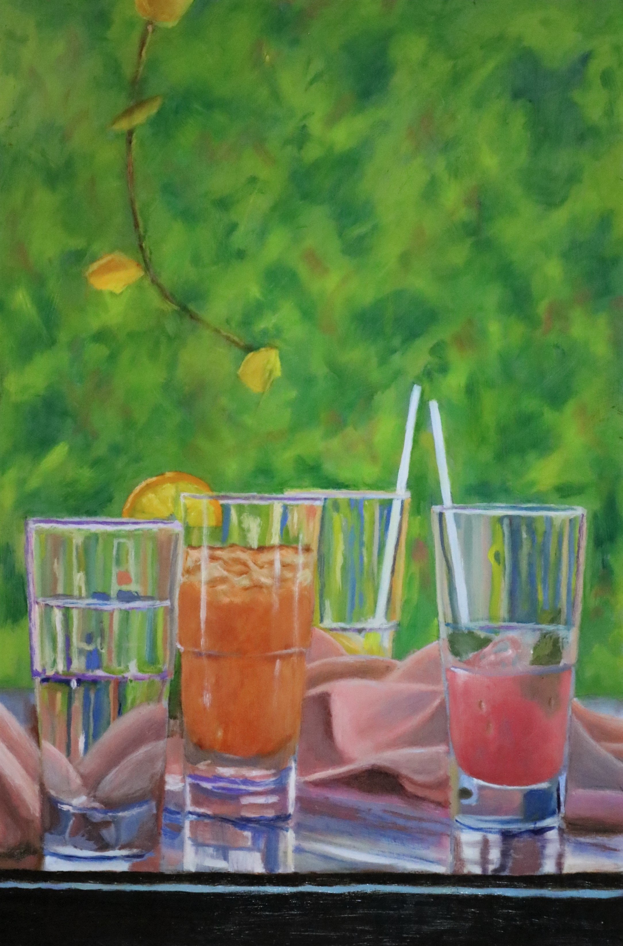 After Brunch 1 - Oil on panel - 24x16