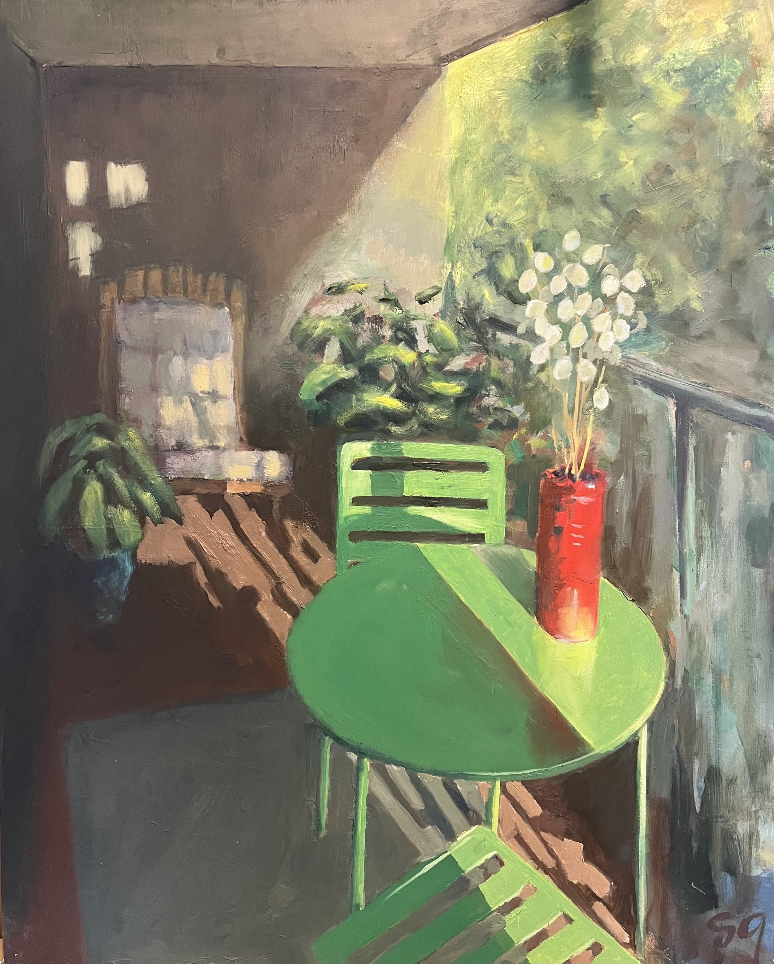 Greed Table - 20x16 - Oil on panel