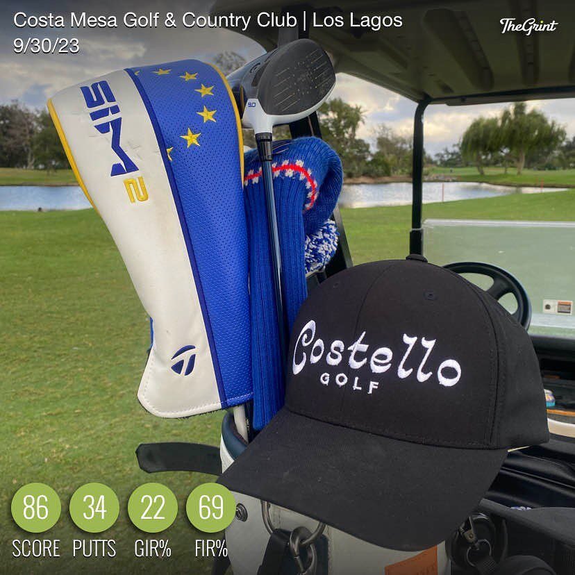 Ryder cup Sunday incoming, nothing like it. Admiring the embroidery work on this head cover, and look at that hat 🧢
.
.
.
#costellogolf #golfbrand #smallbusiness #california #taylormade #rydercup #teameurope #taylormadestealth