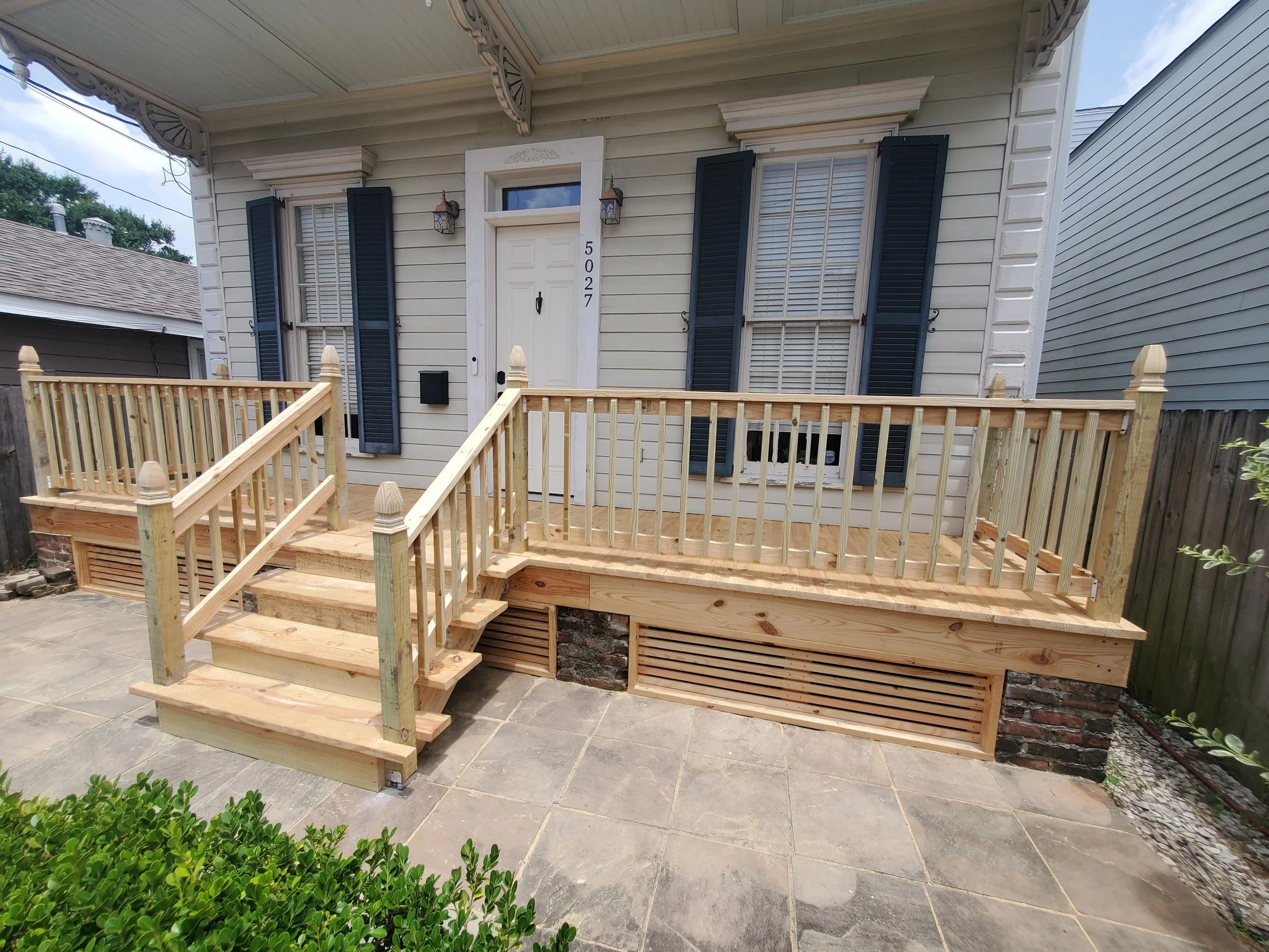 Front Porch & Back Deck Rebuilds + Vinyl Window Install