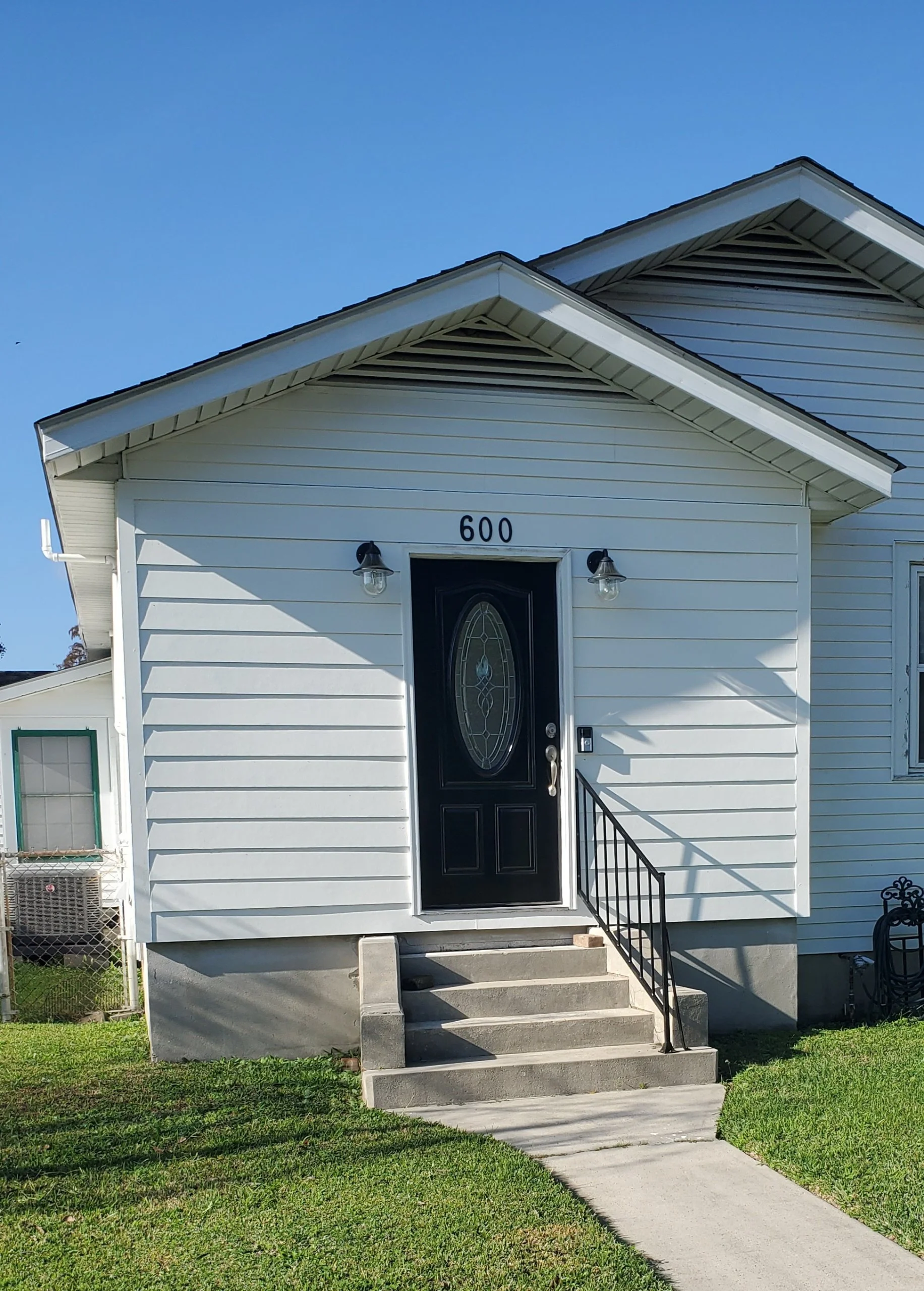 Porch Conversion — Enclosed Laundry Room