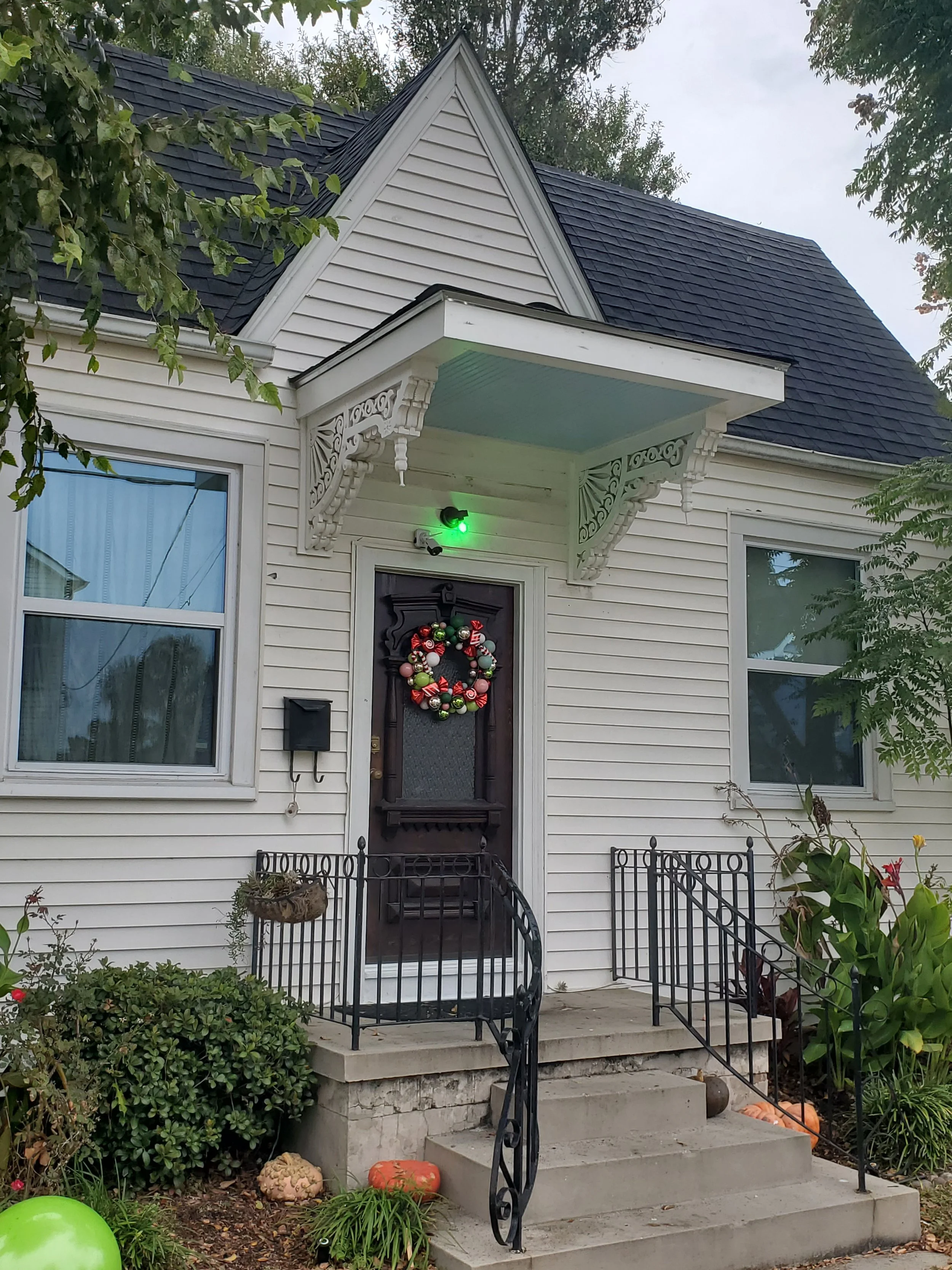 Front Door & Corbel Restoration & Install + Portico