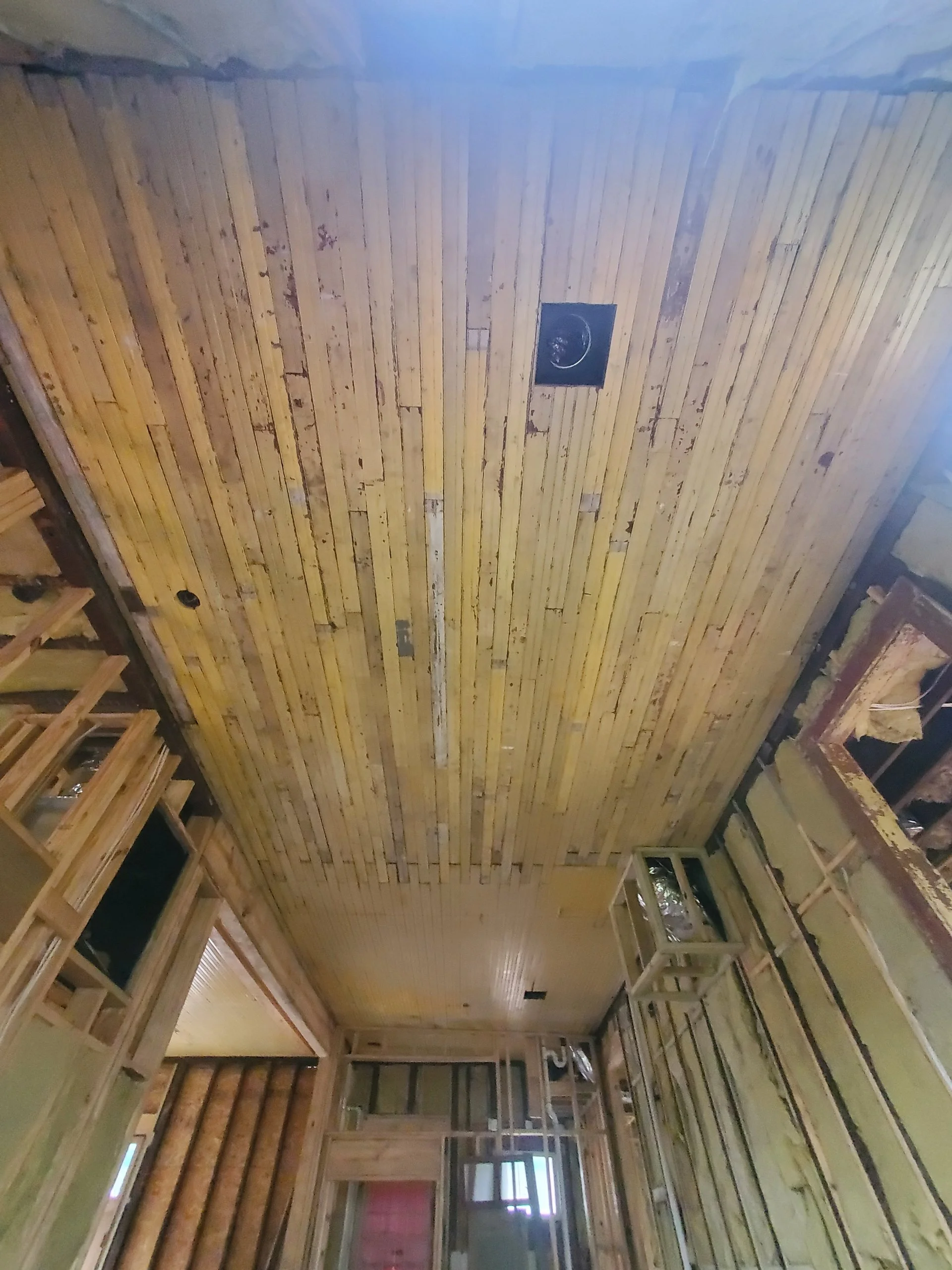 Tongue and Groove on the Ceiling