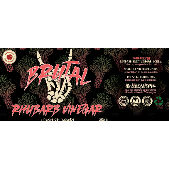 Okanagan Rhubarb Vinegar 250 g