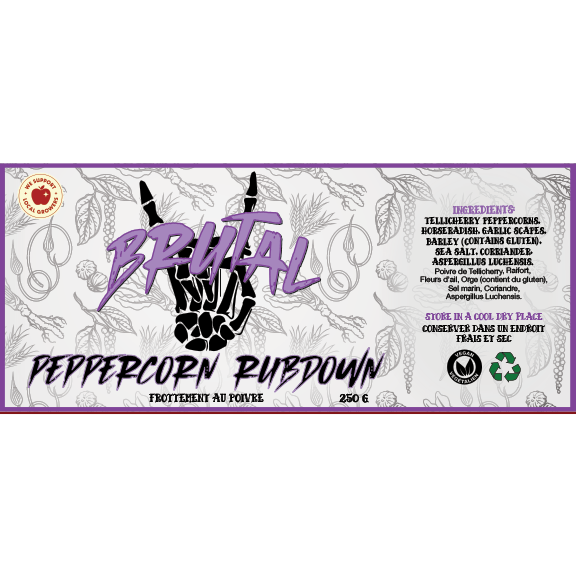 Peppercorn Rubdown 250 g