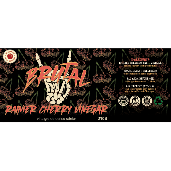 Okanagan Lapin Cherry Vinegar 250 g