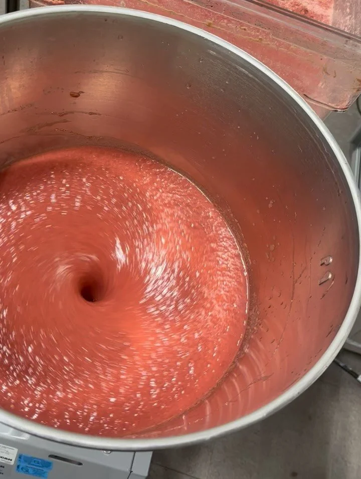 @klofarmmarket #organic Raspberry Vinegar now for sale 🤘🏼 Keep it Brutal 💥
.
#raspberry #vinegar #raw #unpasteurized #fermentation #scoby #bacteria #yeast #health #wellness #supportlocal #farmer