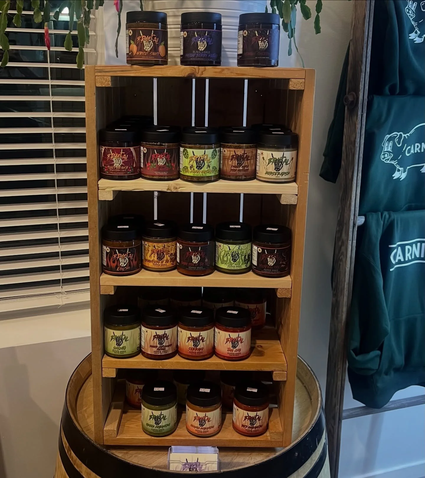 BRUTAL:  If you can&rsquo;t find me at a Christmas market for your brutal gifts this year 🎁 .  You can always hit up @carnistkelowna for all your brutal needs.  They carry at least 1 of everything 🤘🏼.

They are open 
Tuesday-Friday 10-6pm
Saturday