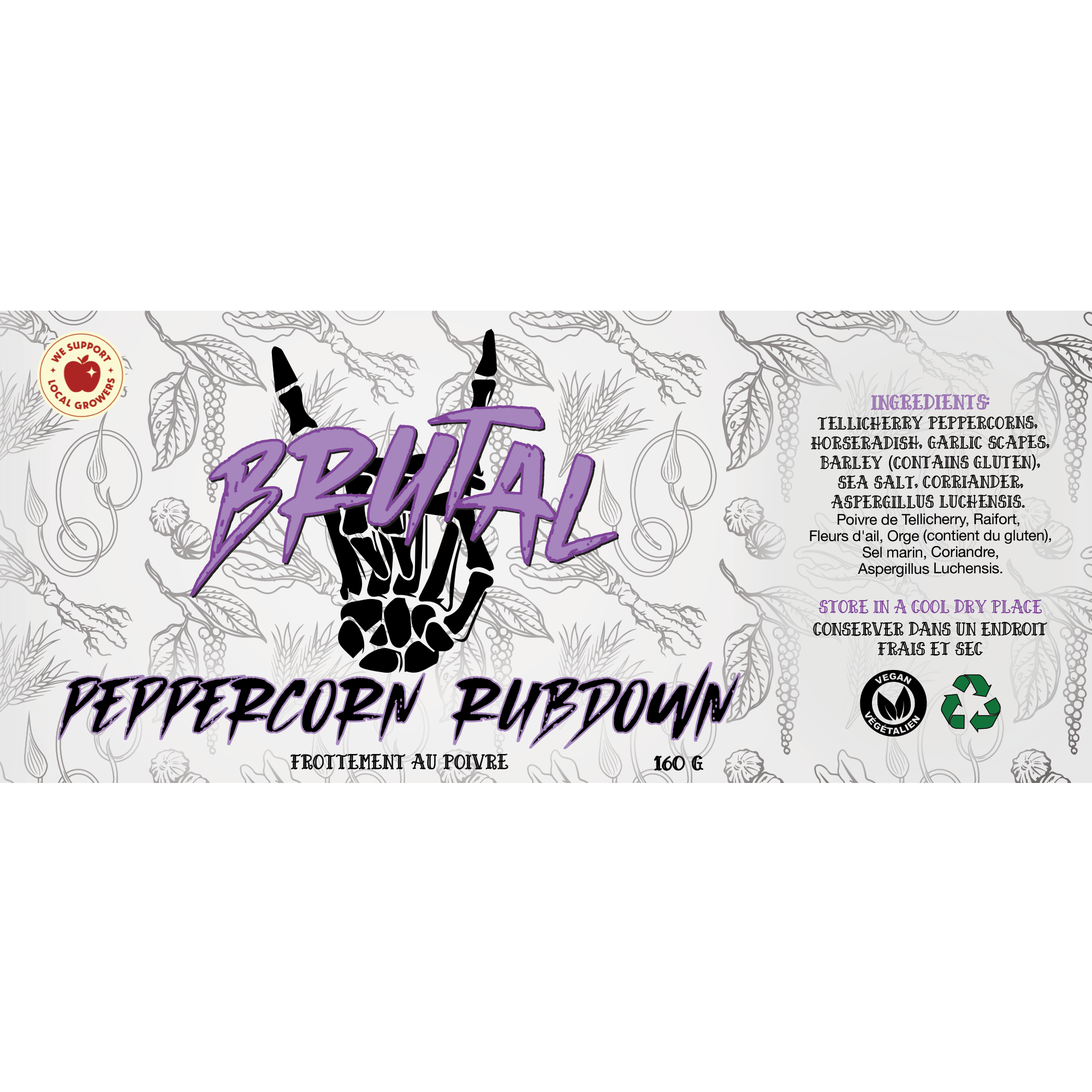 Peppercorn Rubdown 160 g