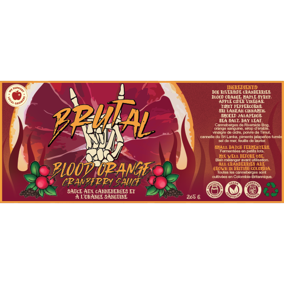 Blood Orange Cranberry Sauce 250 g