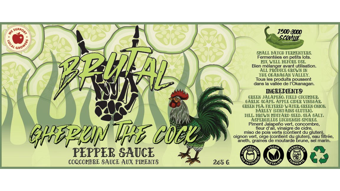 Gherkin the Cock Pepper Sauce