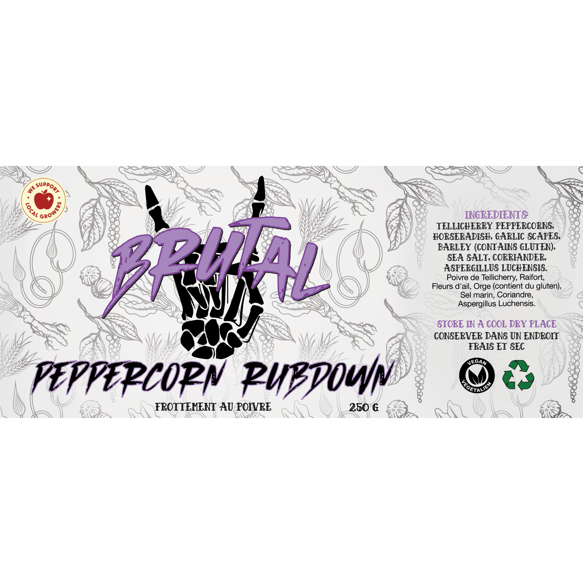 Peppercorn Rubdown 250 g
