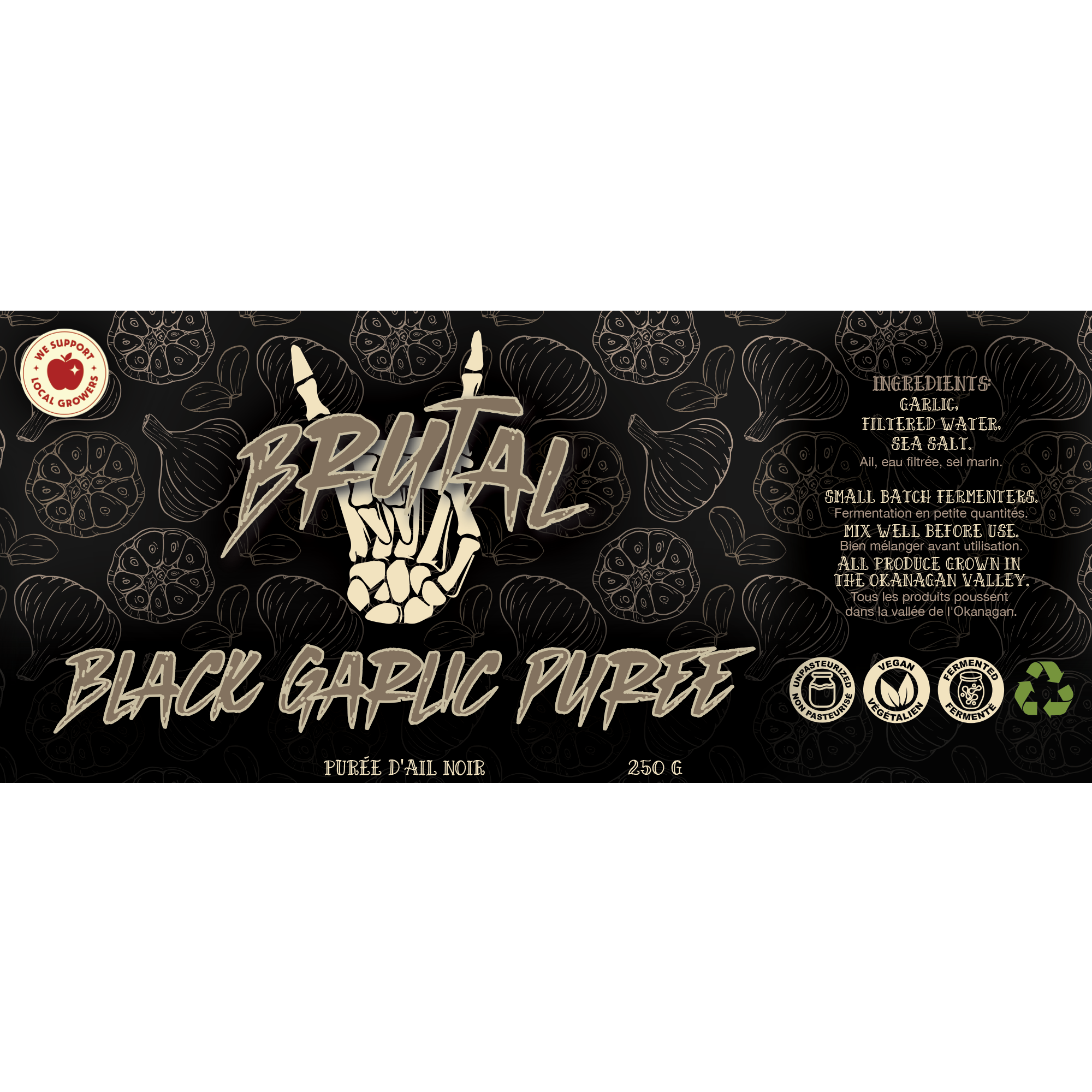 Black Garlic Puree 250 g