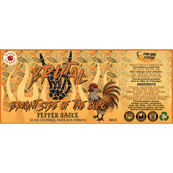 Bright Side of the Cock Pepper Sauce 250 g