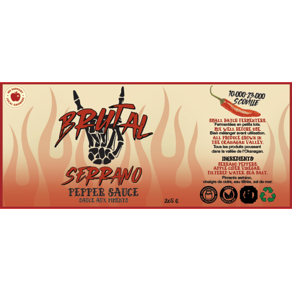 Serrano Pepper Sauce 250 g