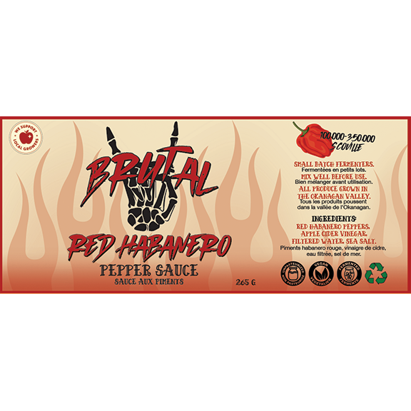 Red Habanero Pepper Sauce 250 g