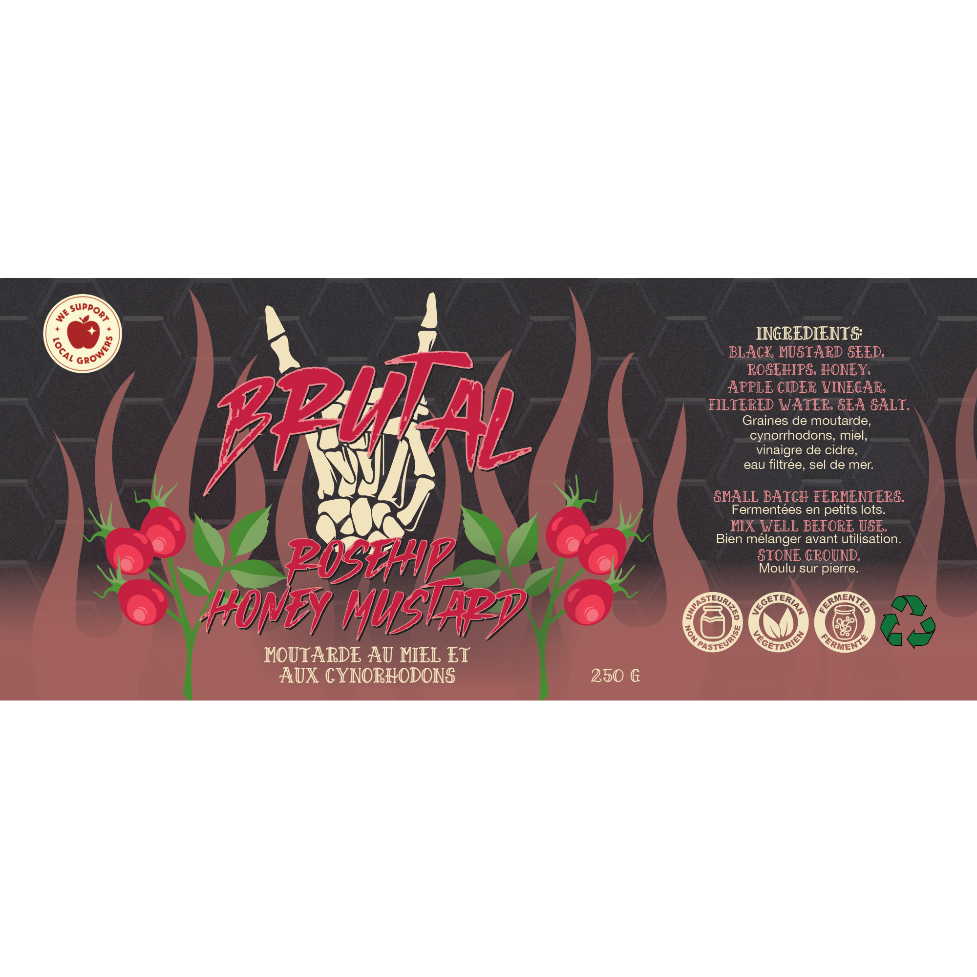 Rosehip Honey Mustard 250 g