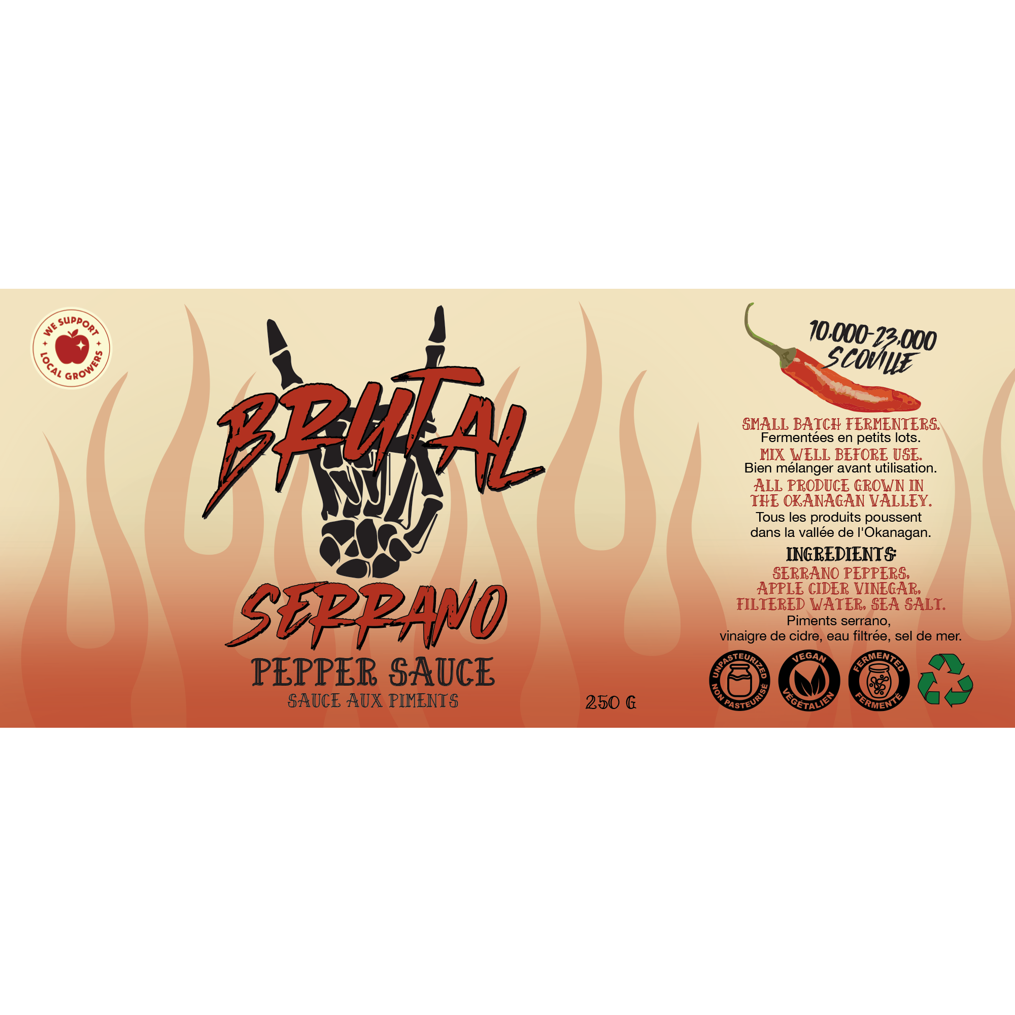 Serrano Pepper Sauce 250 g