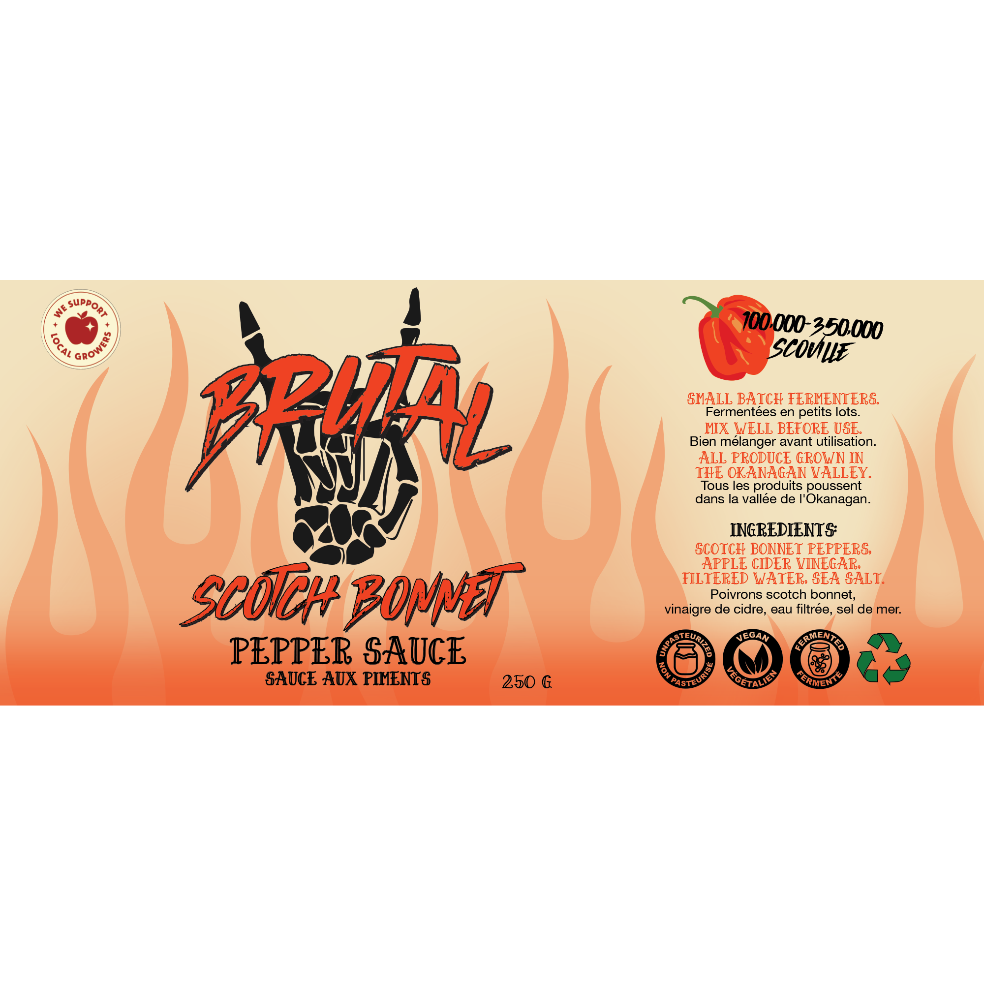 Scotch Bonnet Pepper Sauce 250 g