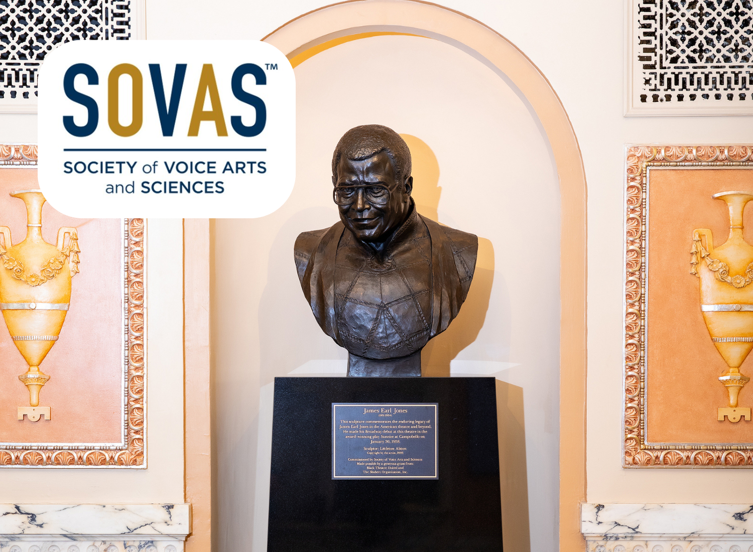 June 2026 - “Alston Sculpture Finds Home in Broadway Theater”