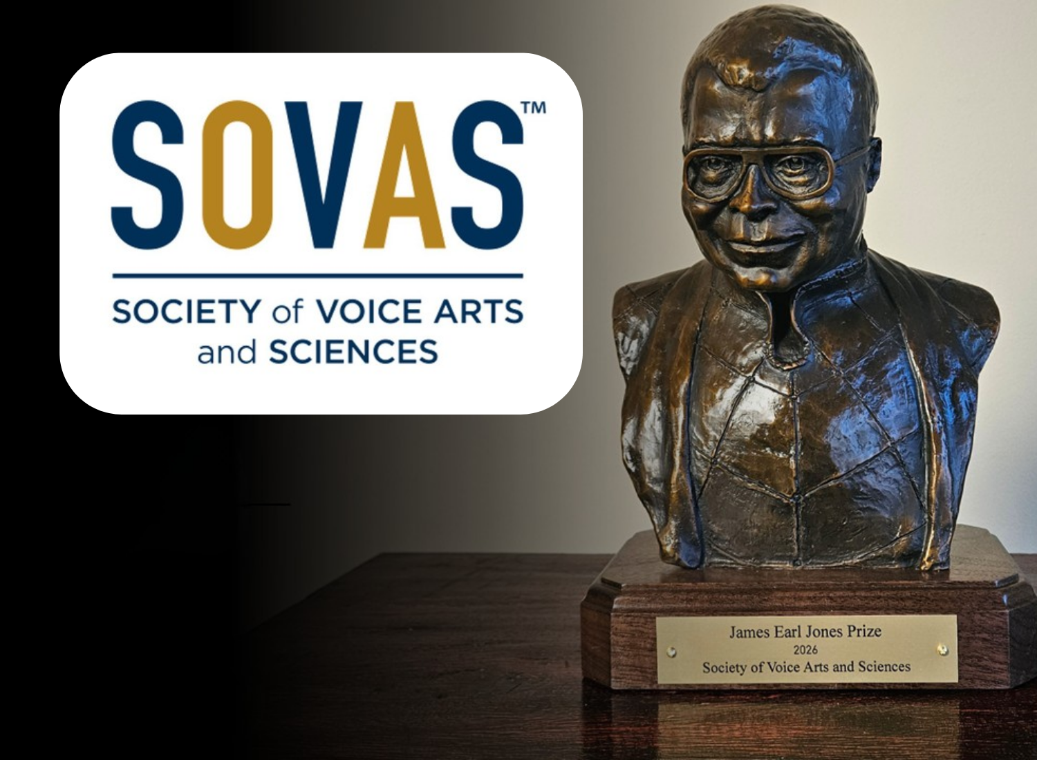 January 2026 - this original bronze work marks the commencement of the James Earl Jones Prize™