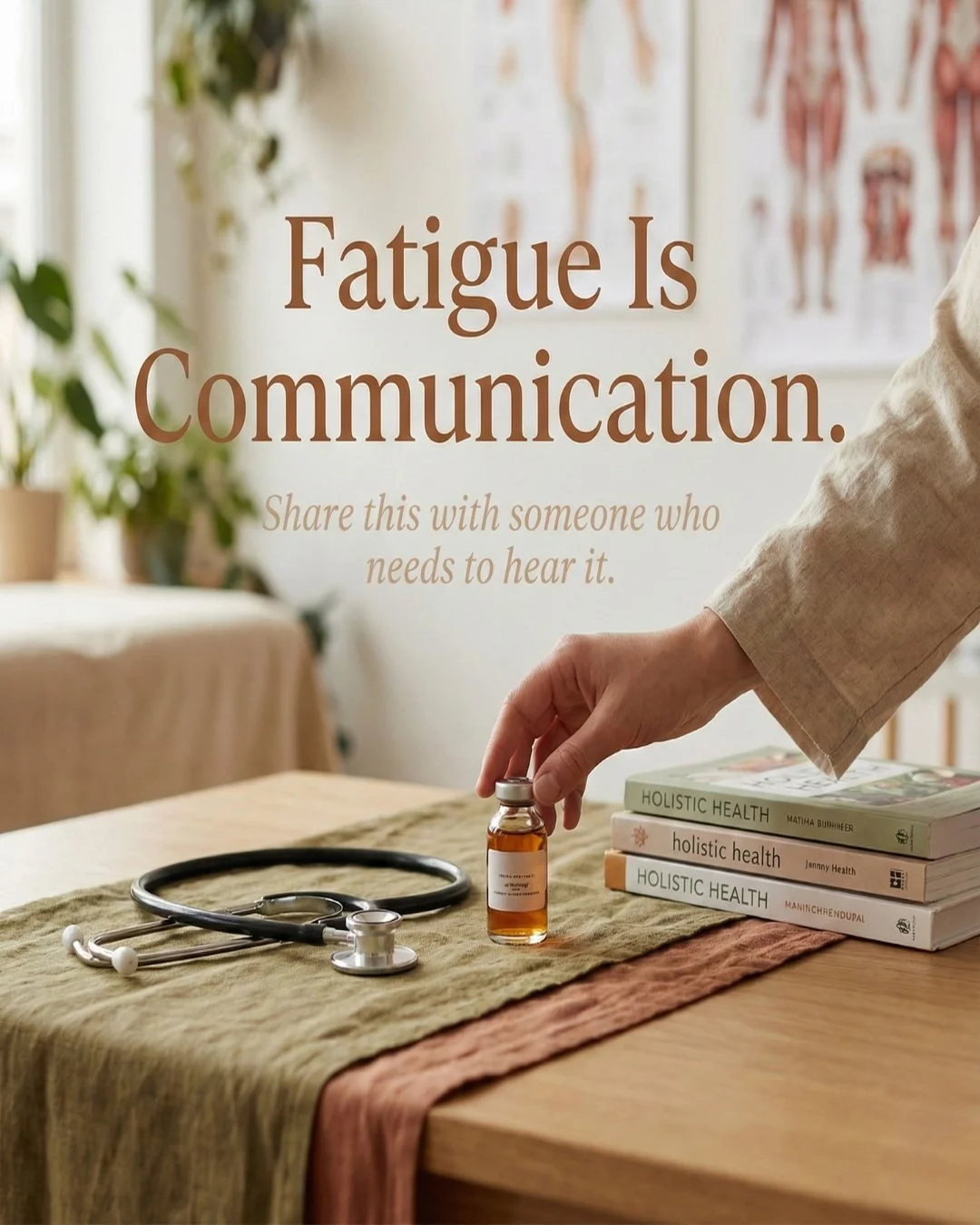 Being tired all the time isn&rsquo;t a personal flaw.
It&rsquo;s often a sign the body has been managing too much for too long.

When the nervous system stays on alert, energy is diverted away from repair and toward protection.
That&rsquo;s why rest 