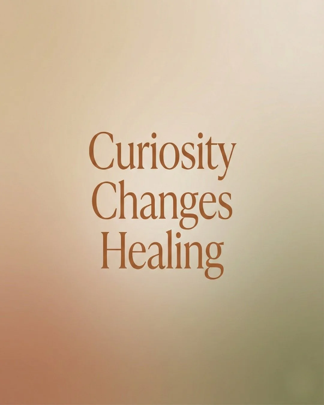 Healing doesn&rsquo;t respond well to pressure.

When we approach the body with urgency, it often tightens further.
When we approach with curiosity, it opens.

This is why softer approaches sometimes create deeper change.

The body heals best when it