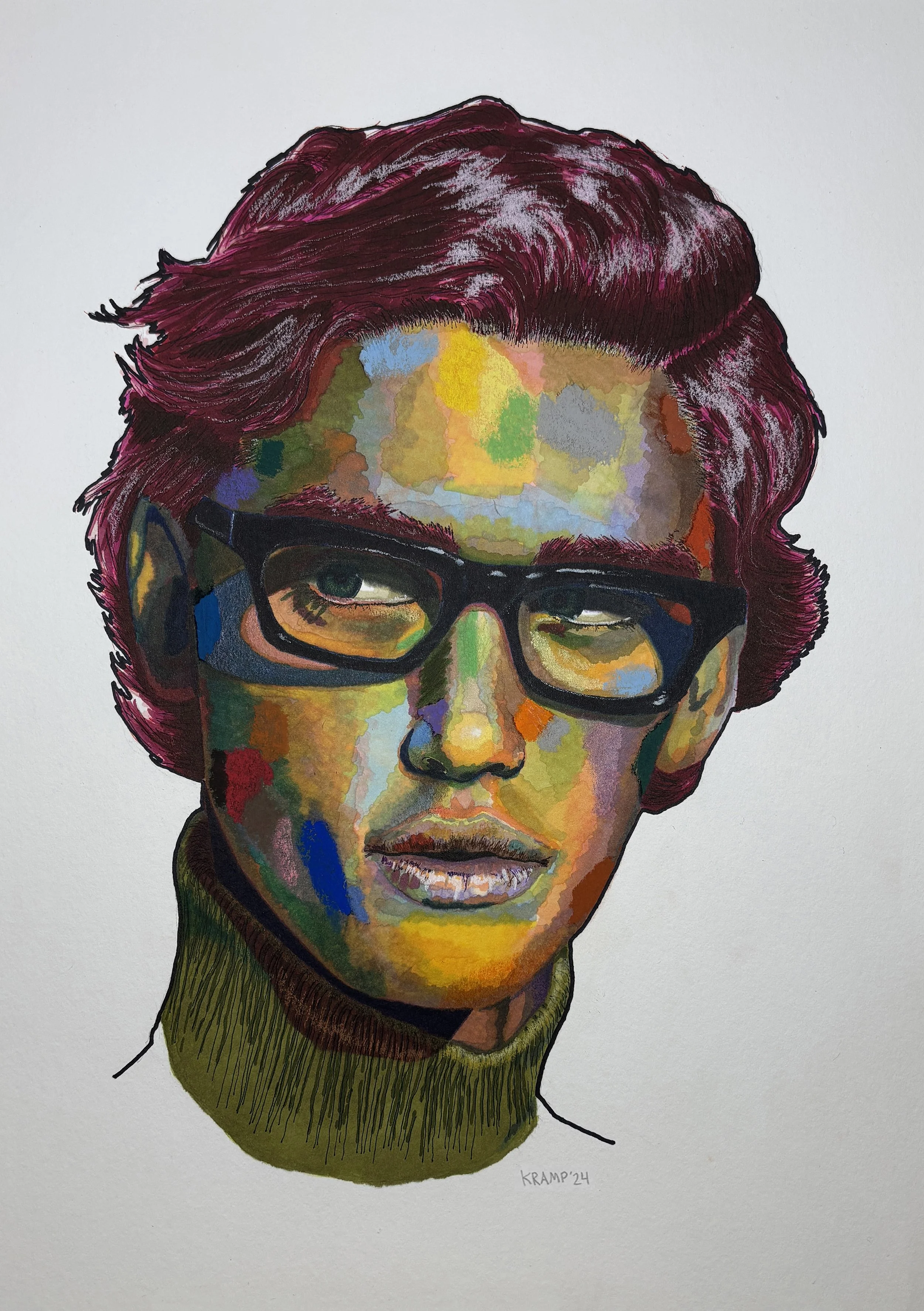 'Matteo Rosso' print