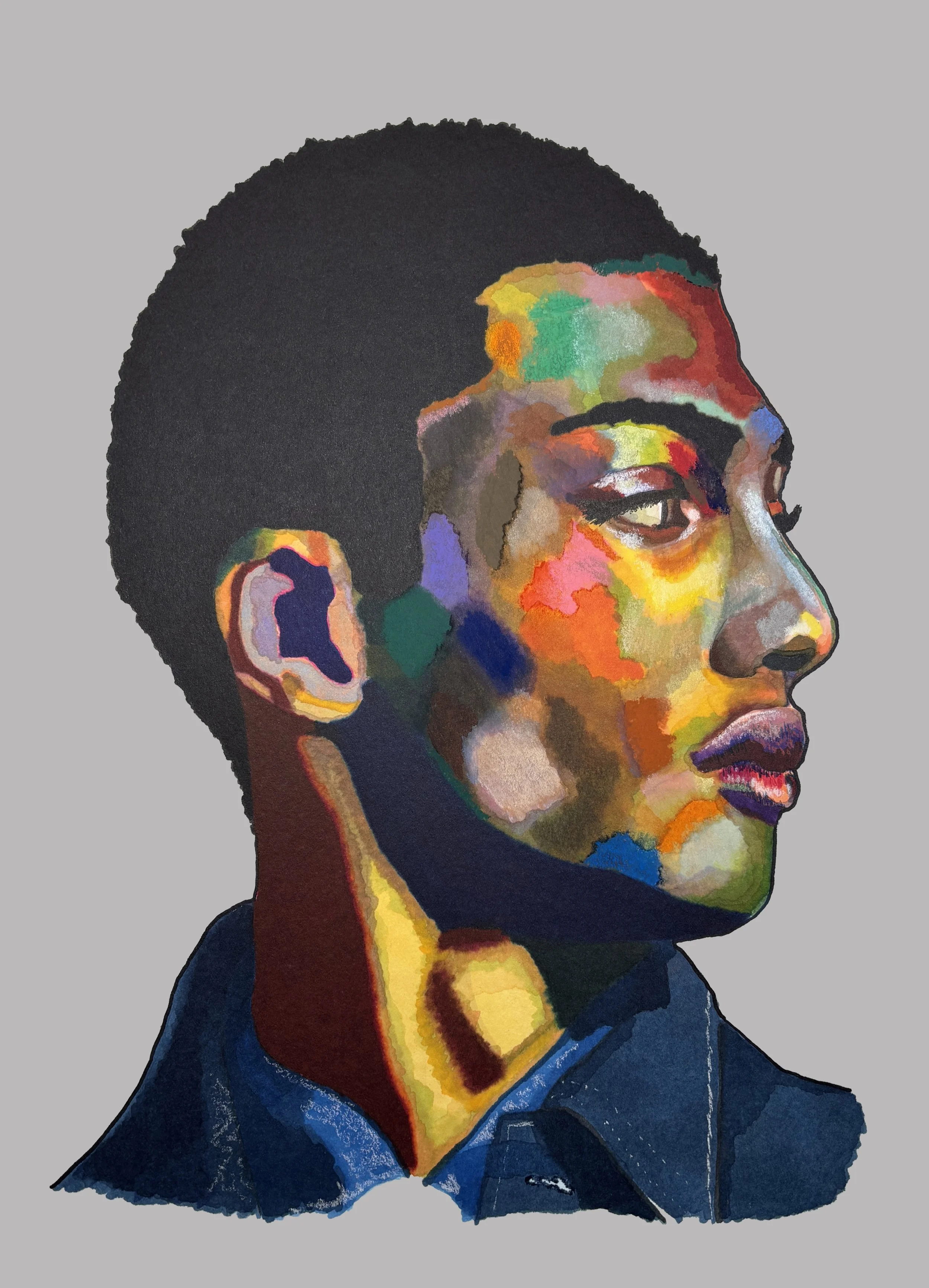 'Damon' print