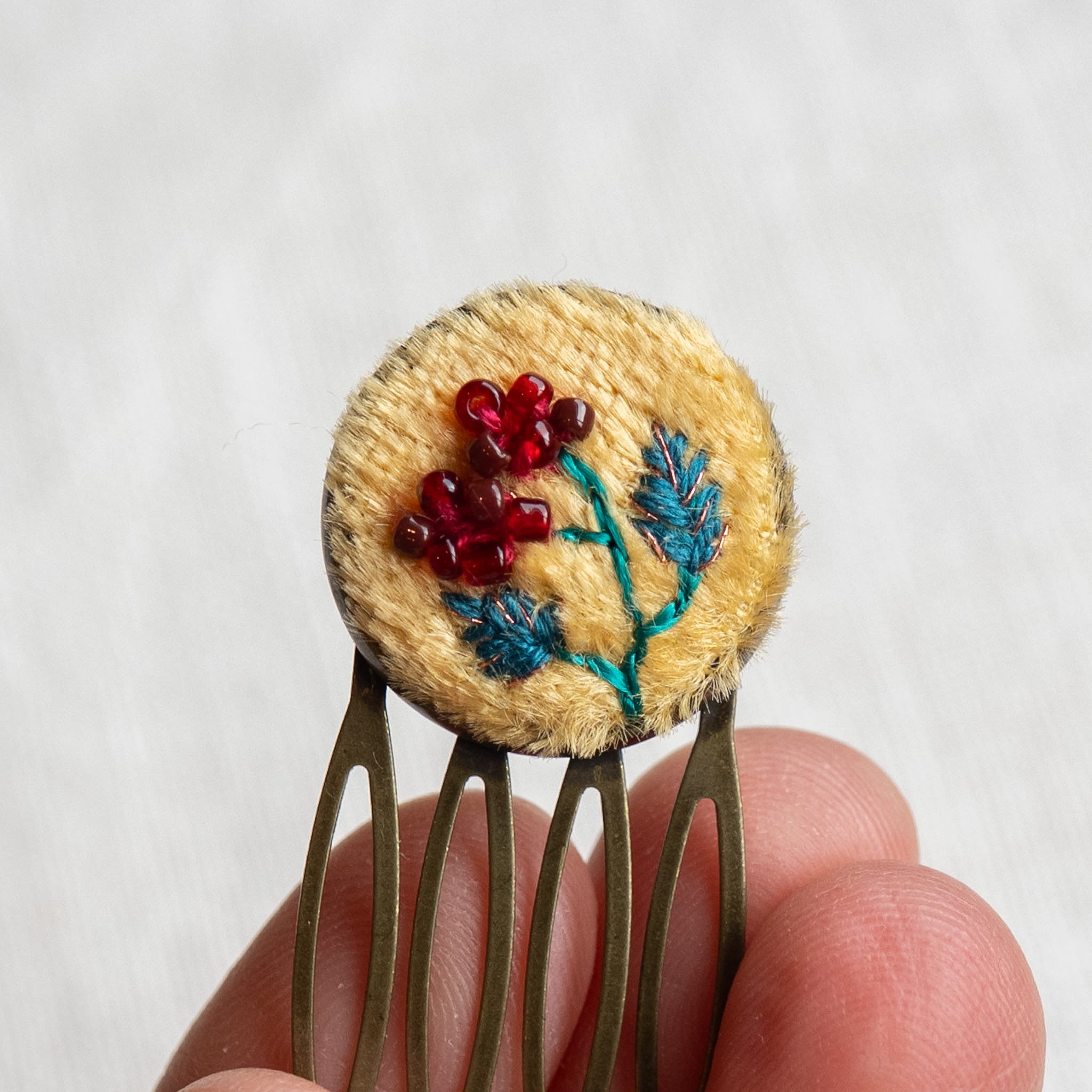 Raspberry Hair Slide.jpg
