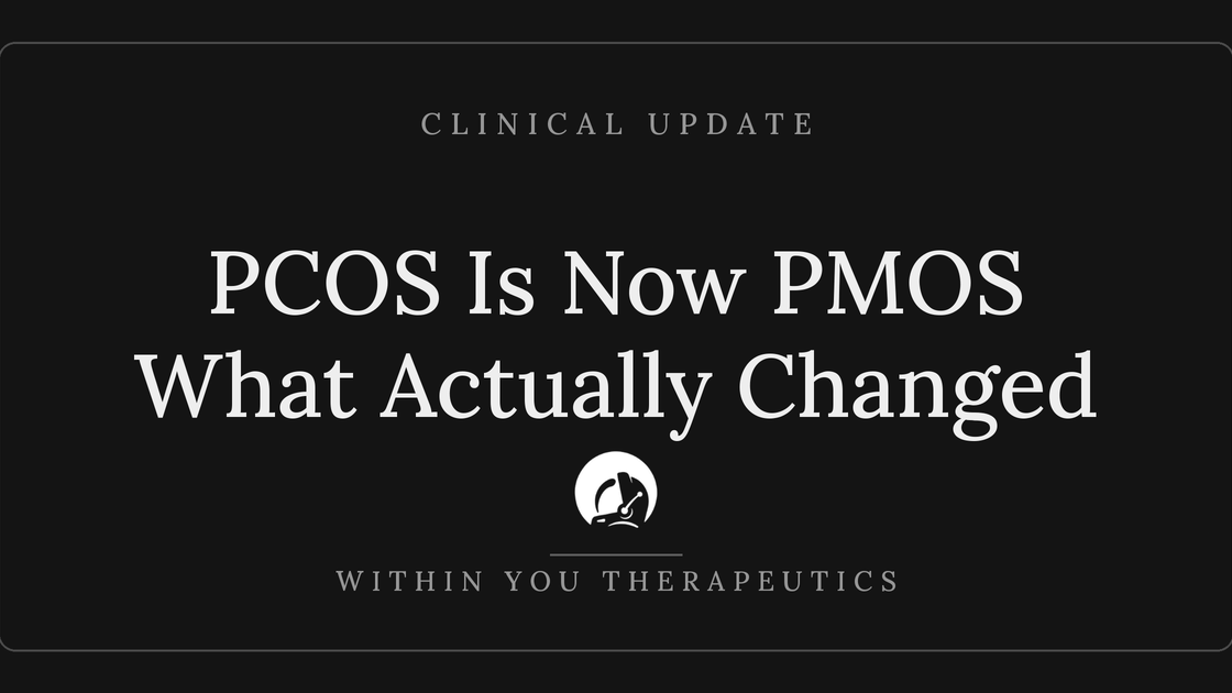 PCOS Is Now PMOS: What the New Name Actually Means for You