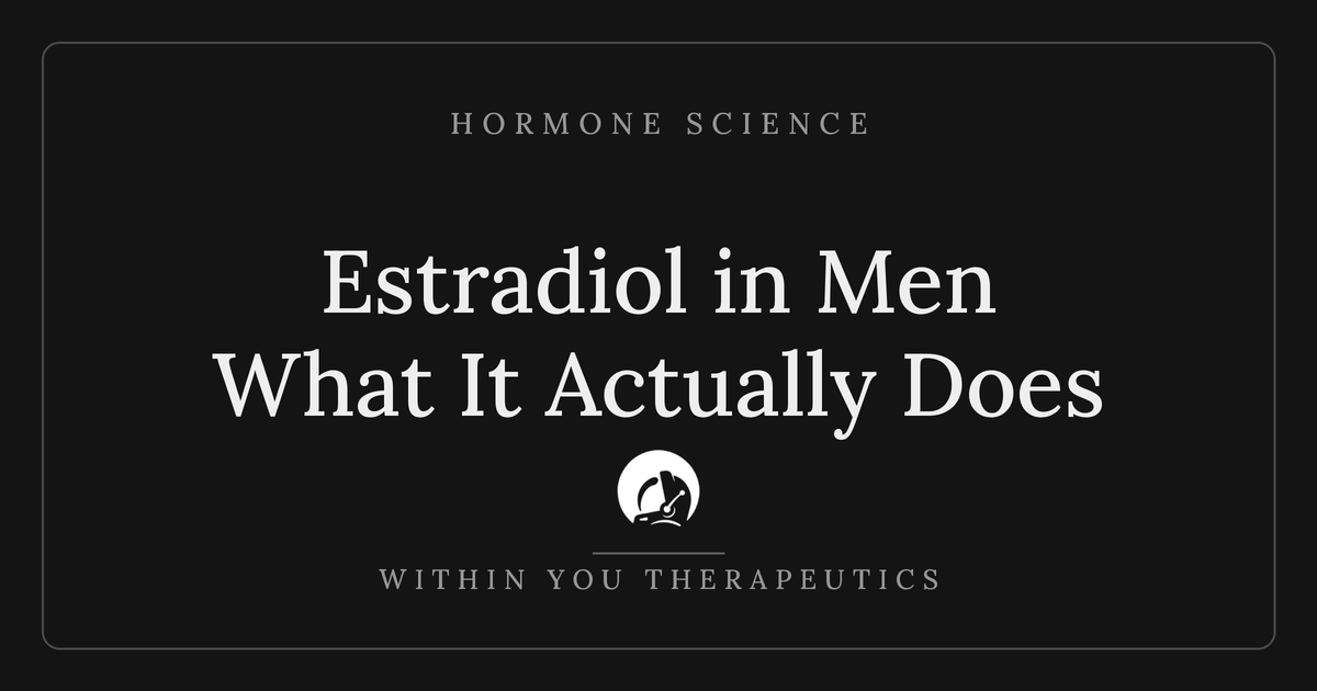 Estradiol in Men: What It Actually Does