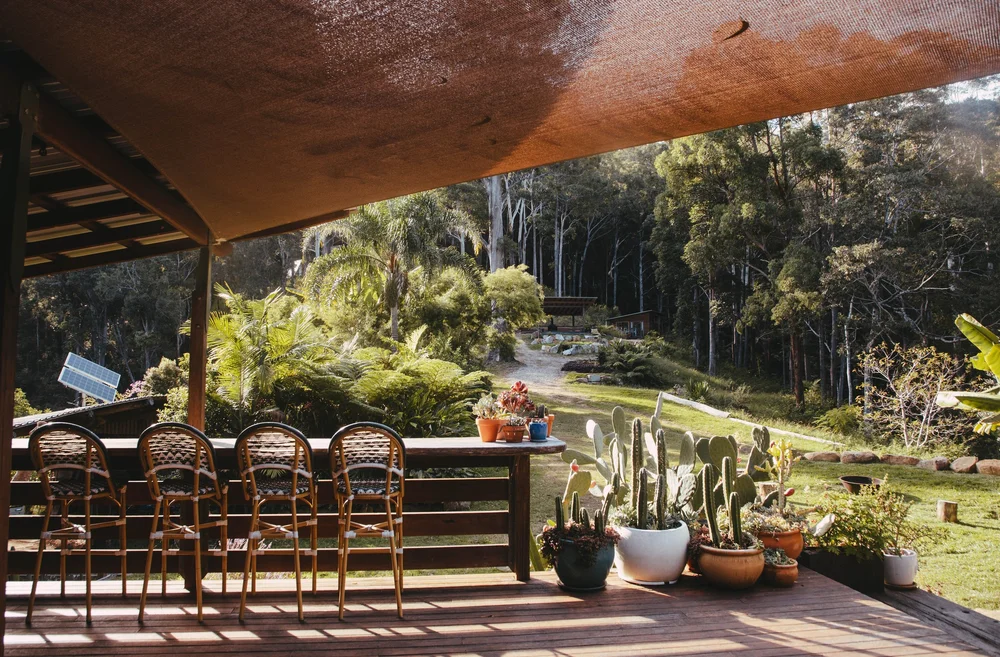 The house deck