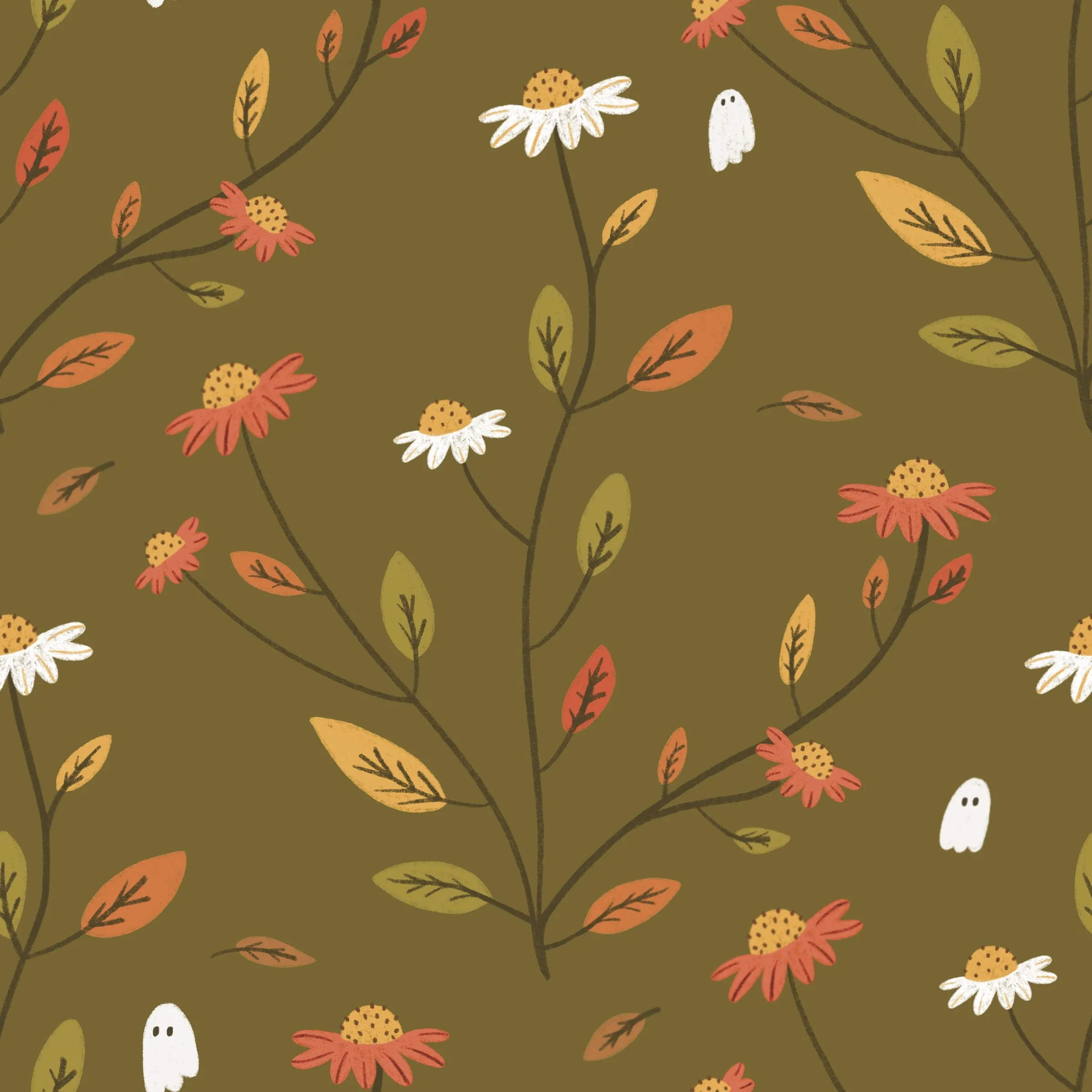 Garden Ghosts-Olive-HW24-C76