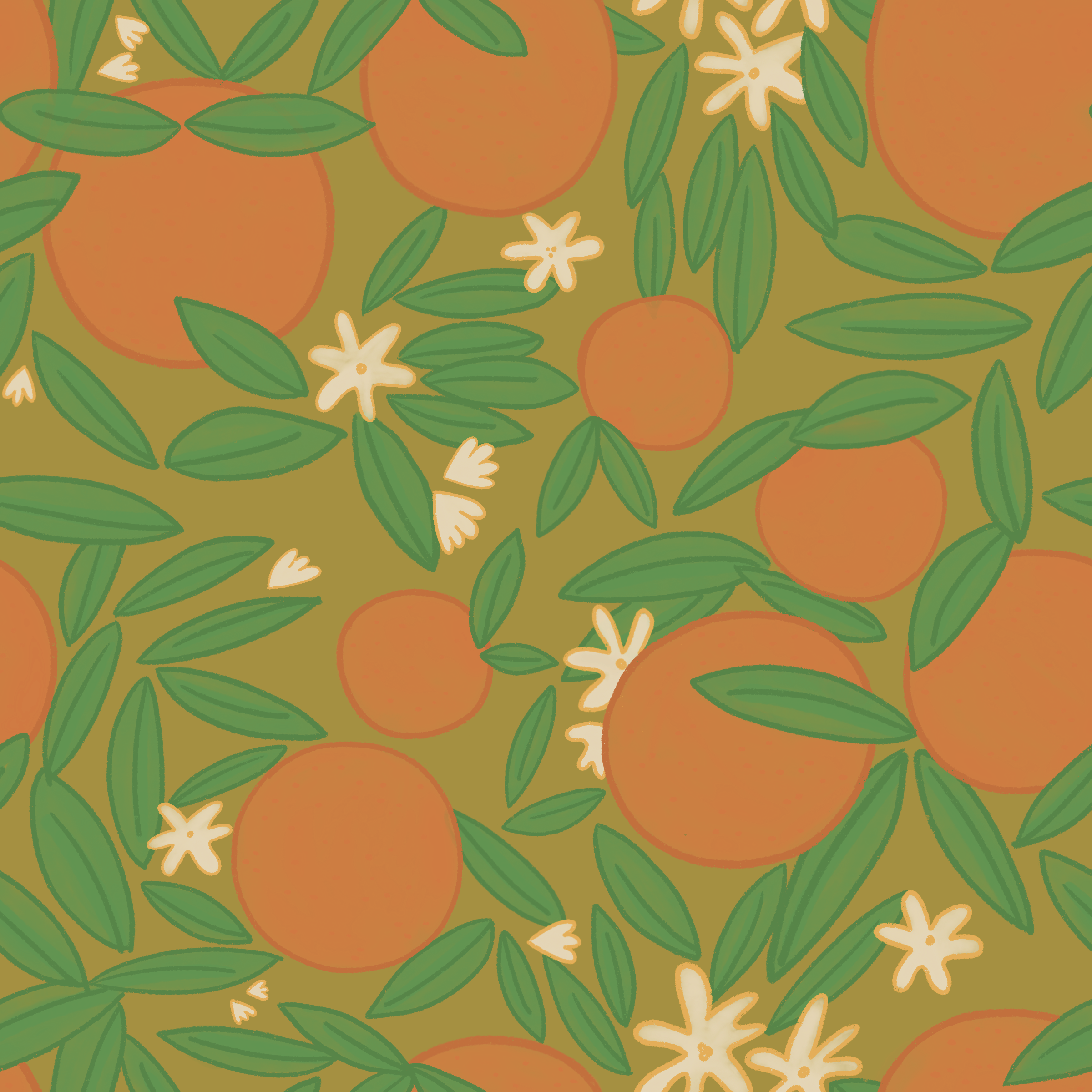Orange Tree in Bloom-G-HW26-A02