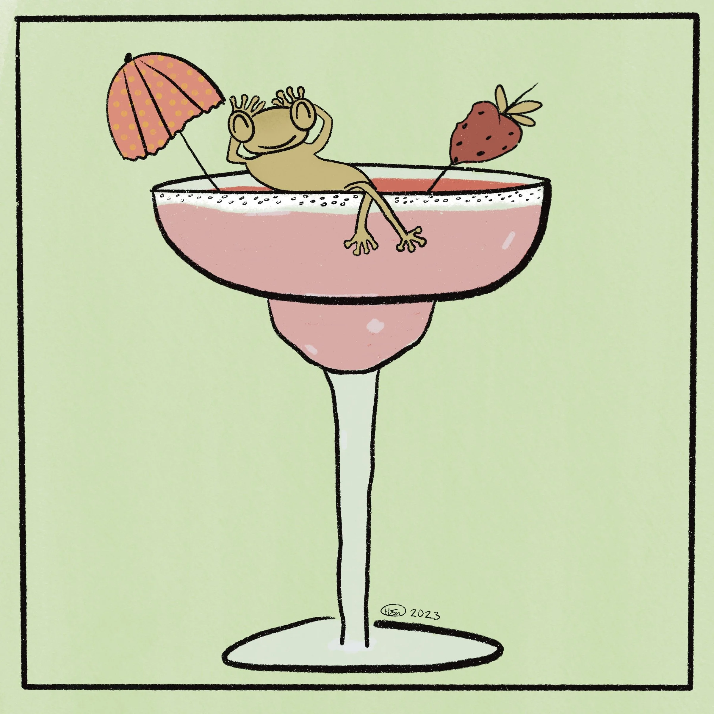 Frog's Happy Hour-HW23-A64
