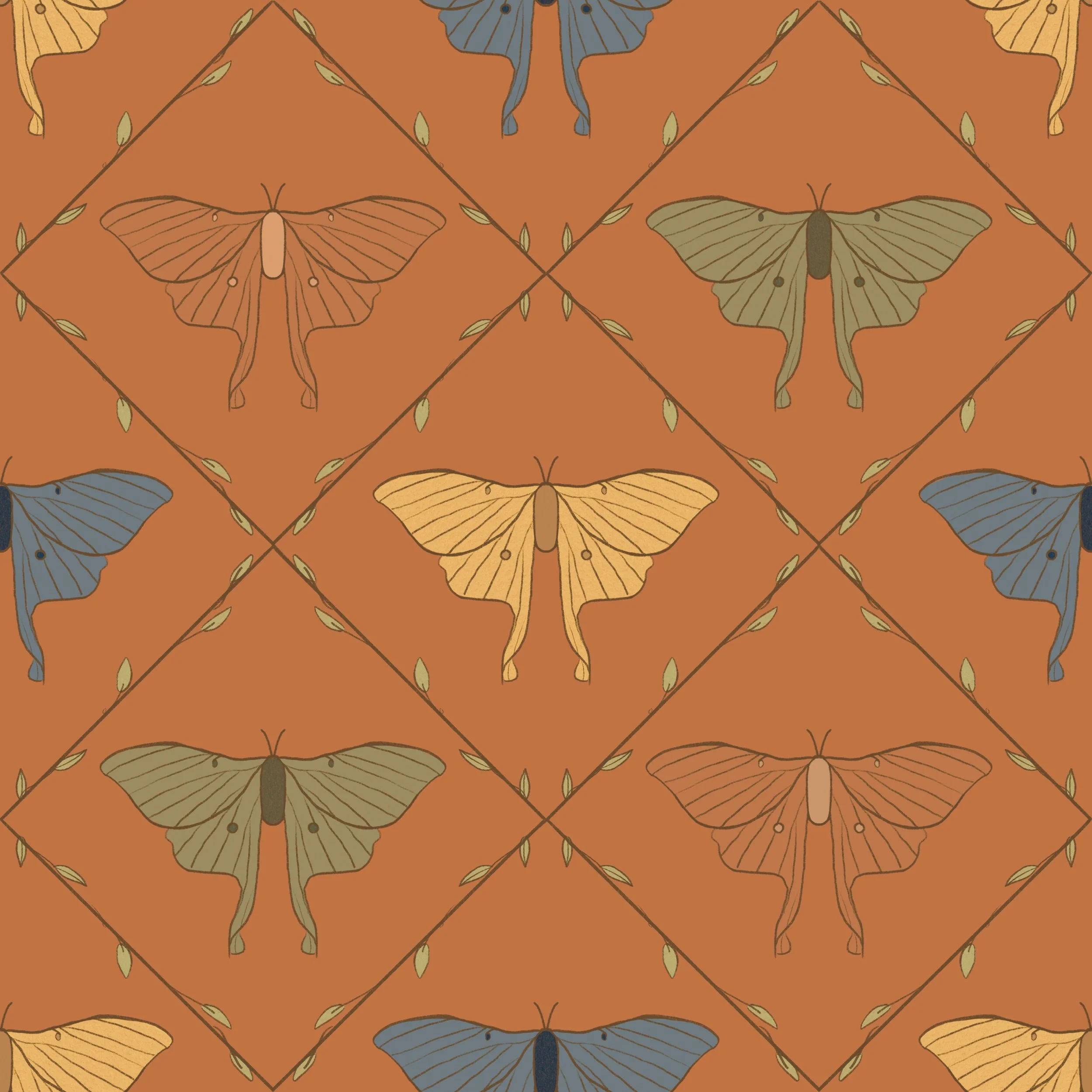 Moth Diamonds-Rustic-HW24-B61