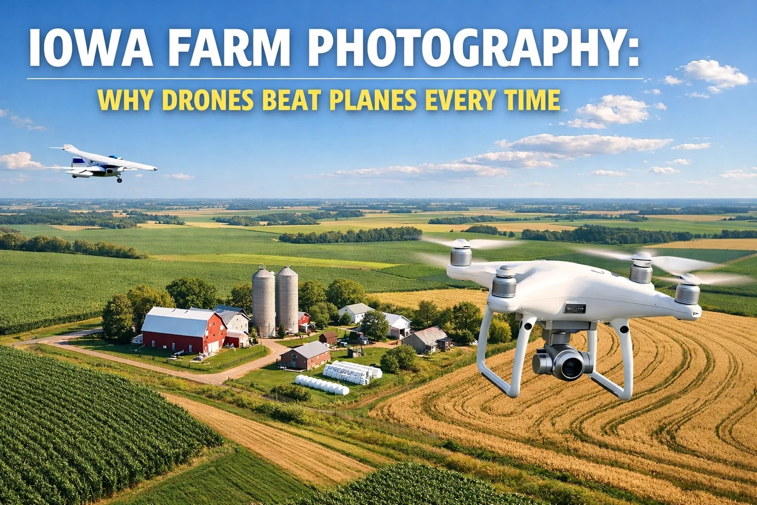 Iowa Farm Photography: Why Drones Beat Planes Every Time