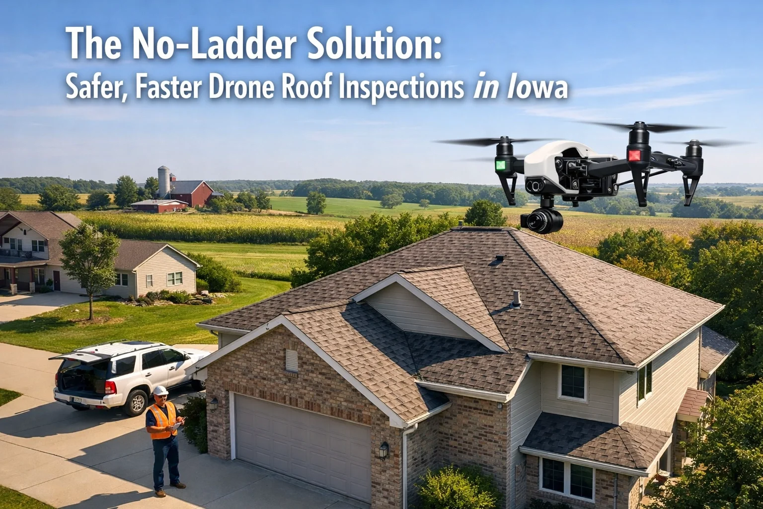 The No-Ladder Solution: Safer, Faster Drone Roof Inspections in Iowa and Northern Missouri