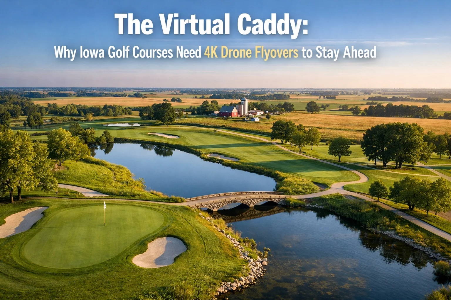 The Virtual Caddy: Why Iowa Golf Courses Need 4K Drone Flyovers to Stay Ahead