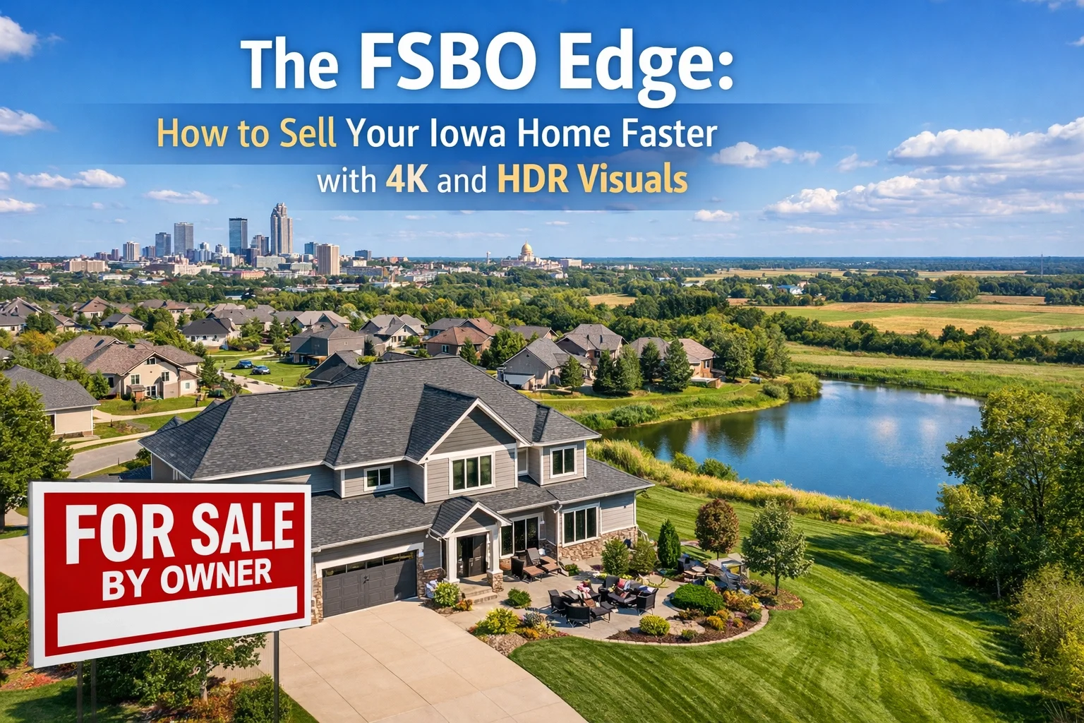 The FSBO Edge: How to Sell Your Iowa Home Faster with 4K and HDR Visuals